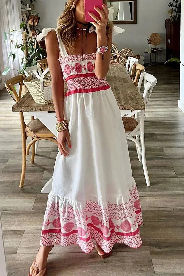 Norielle šaty dlouhé růžové vyšívané maxi