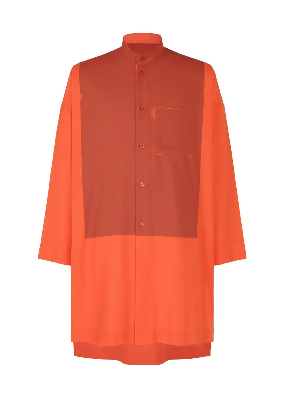 Homme Plissé Issey Miyake Press Shirt košile červená