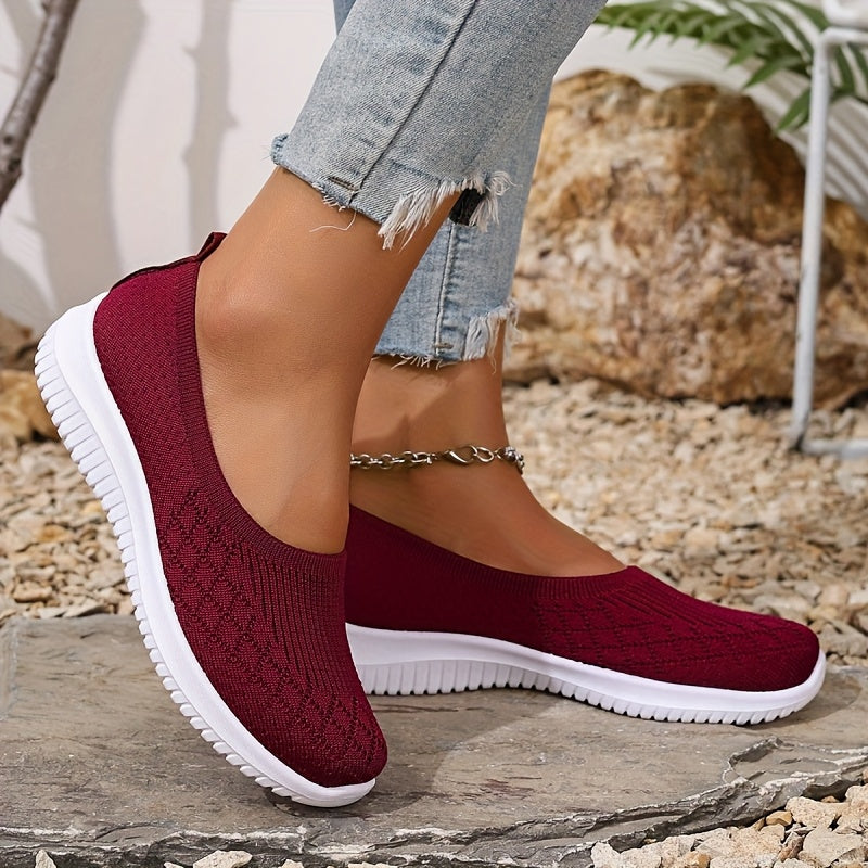 Norielle slip-on tenisky z pleteniny černé