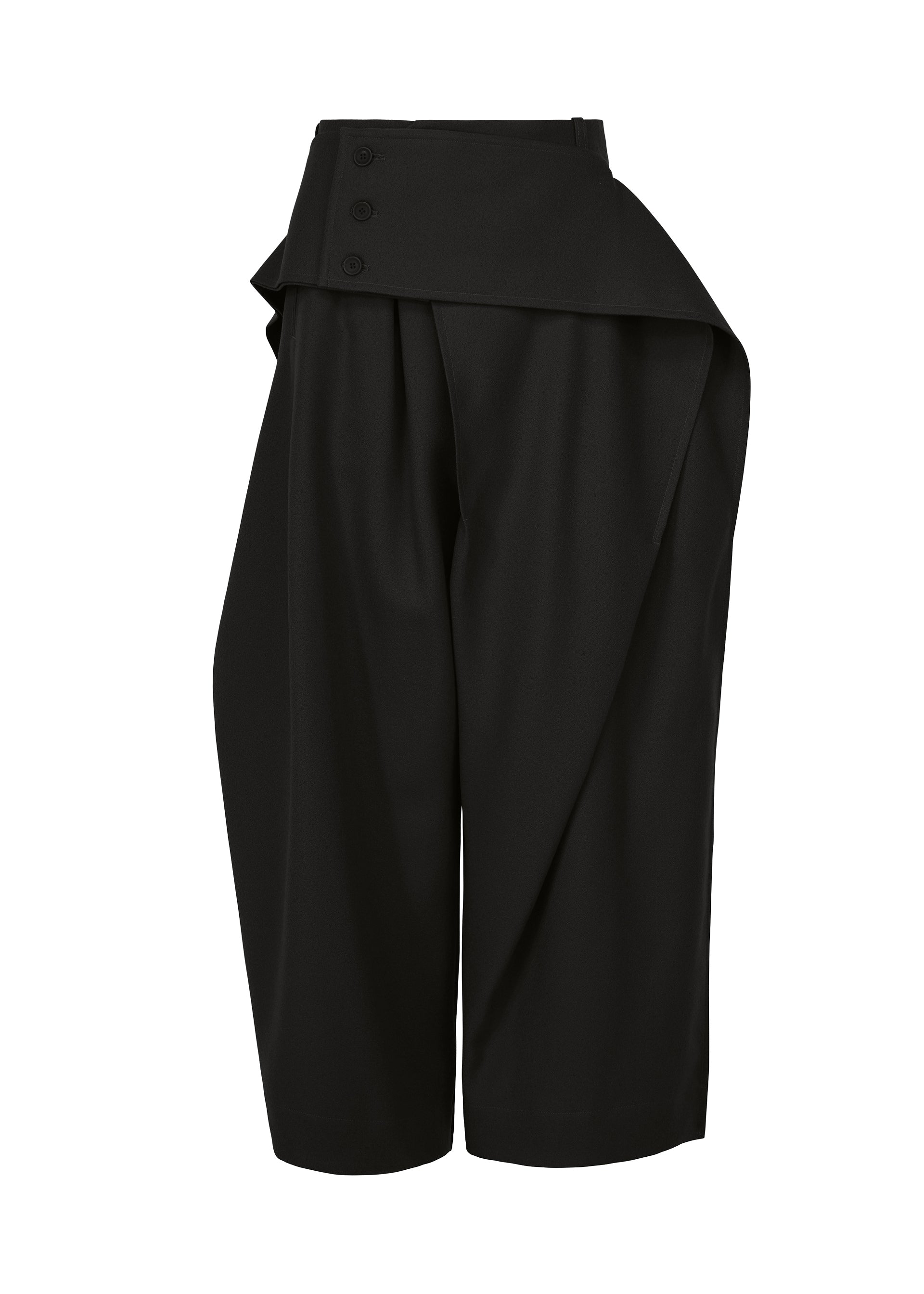 Issey Miyake Calligraph kalhoty černé vel. 2 vlněné