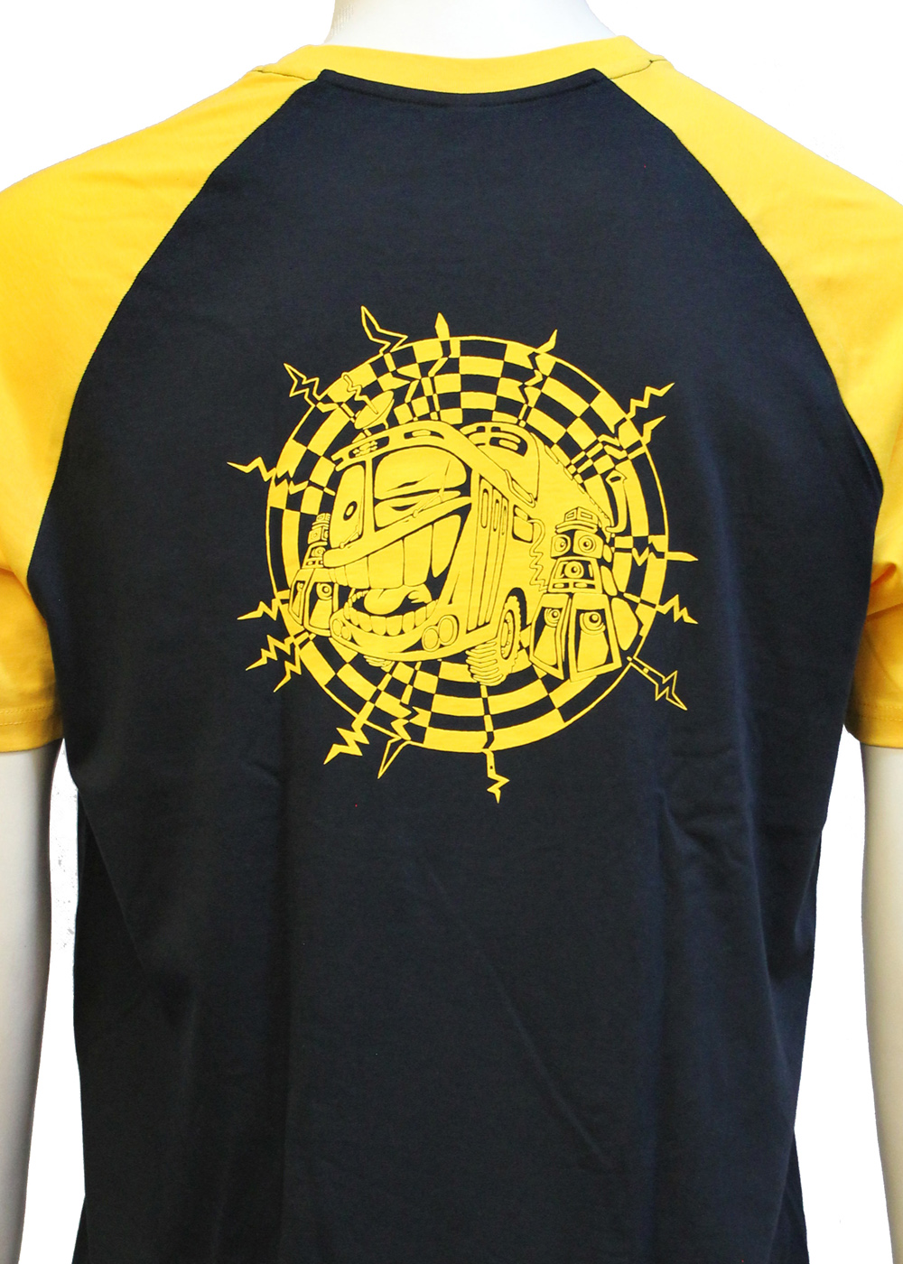 Alien DNA Yellow Grandpa pánské baseball tričko navy