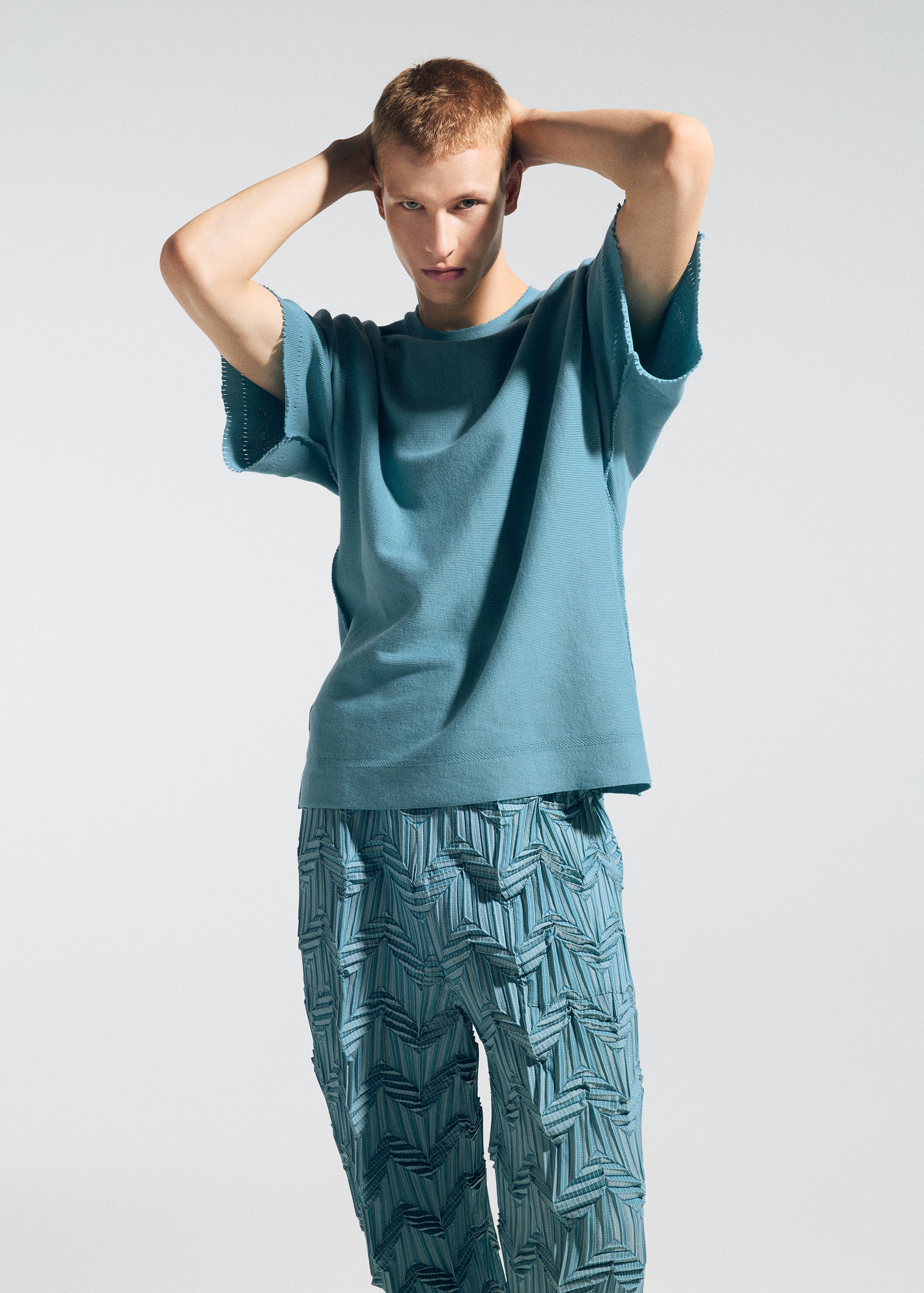 Issey Miyake TYPE-A 001-3 tričko fuchsiové vel. 3