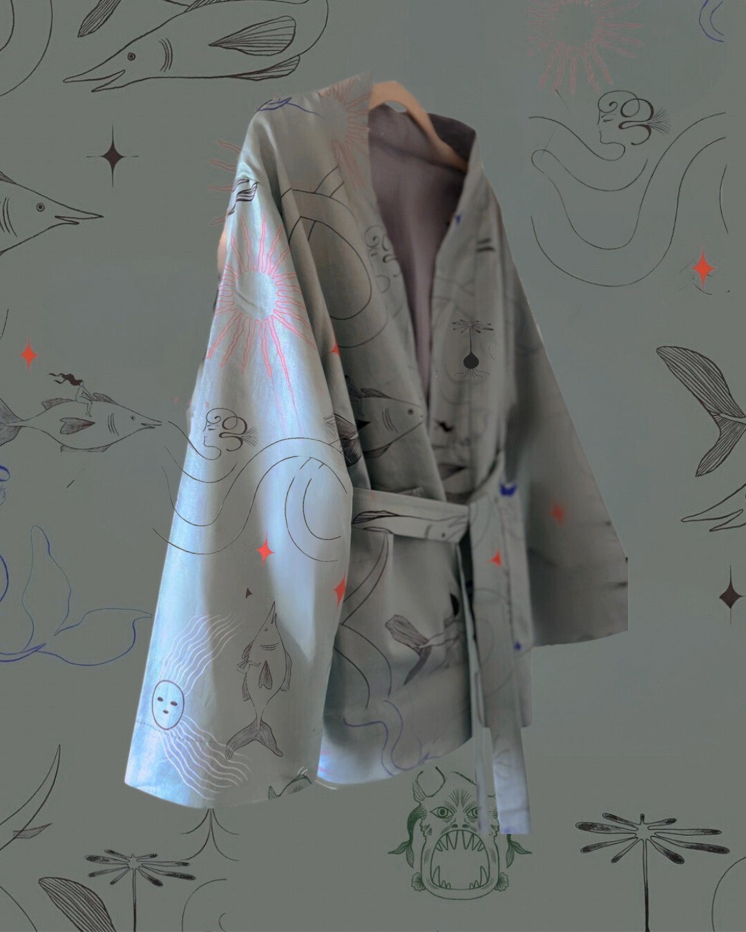 Aurelia & Zwei Frauen Gaja kimono šalvějové