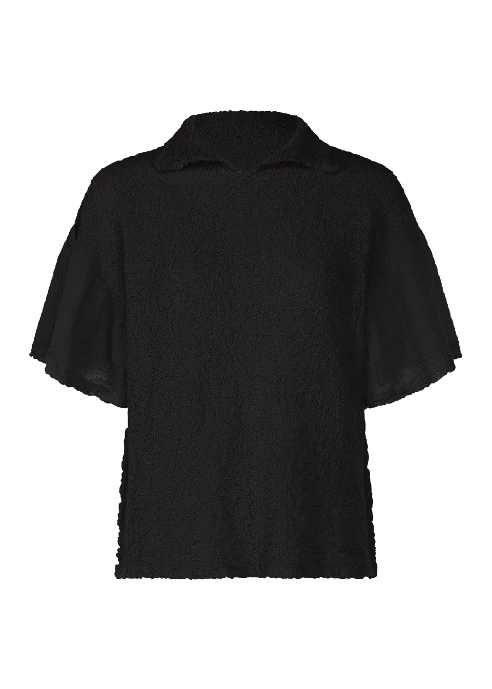 Issey Miyake Sheer Cauliflower top černý streč