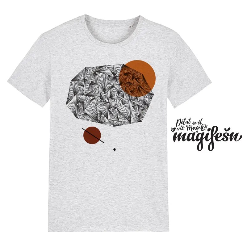 Magifešn XY Cinnamon tričko unisex biobavlna