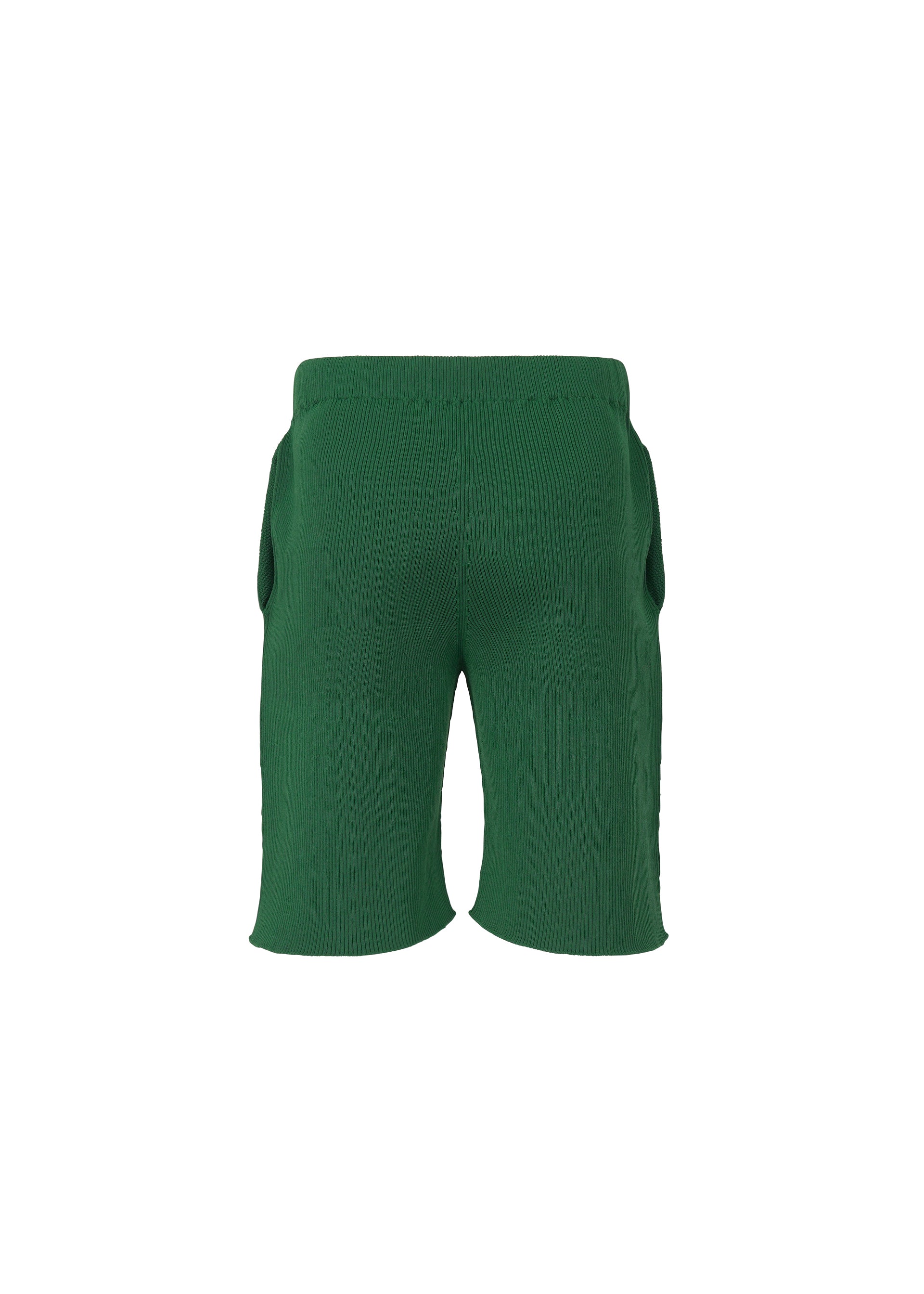 Issey Miyake Basic Knit HP61KF274 kraťasy zelené