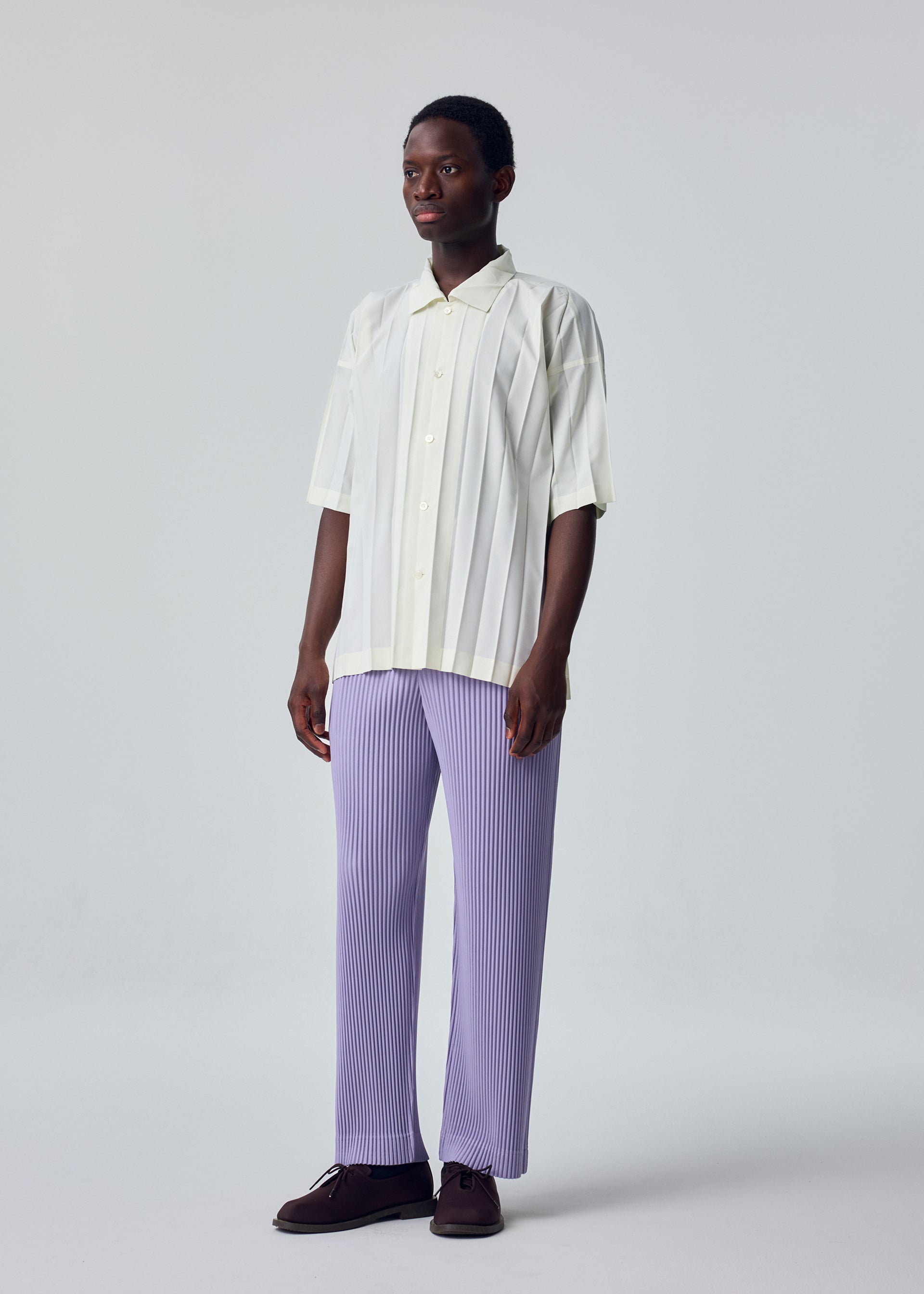Issey Miyake Edge HP63131 košile white s plisováním