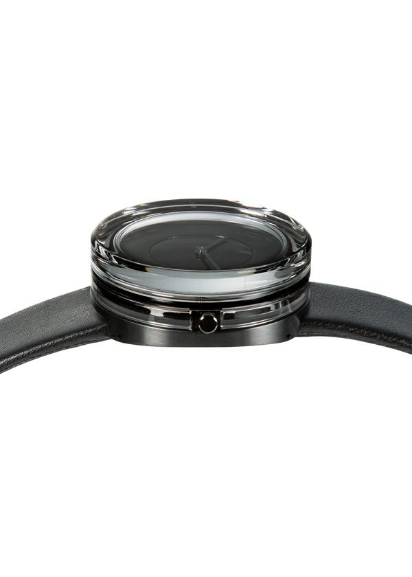 Issey Miyake Glass Watch hodinky černé Yoshioka