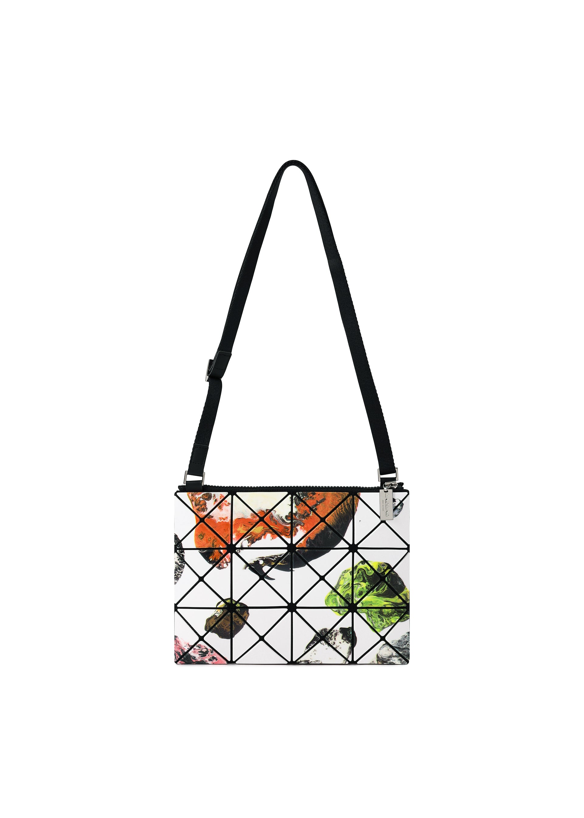 Issey Miyake Cosmic crossbody kabelka bílá