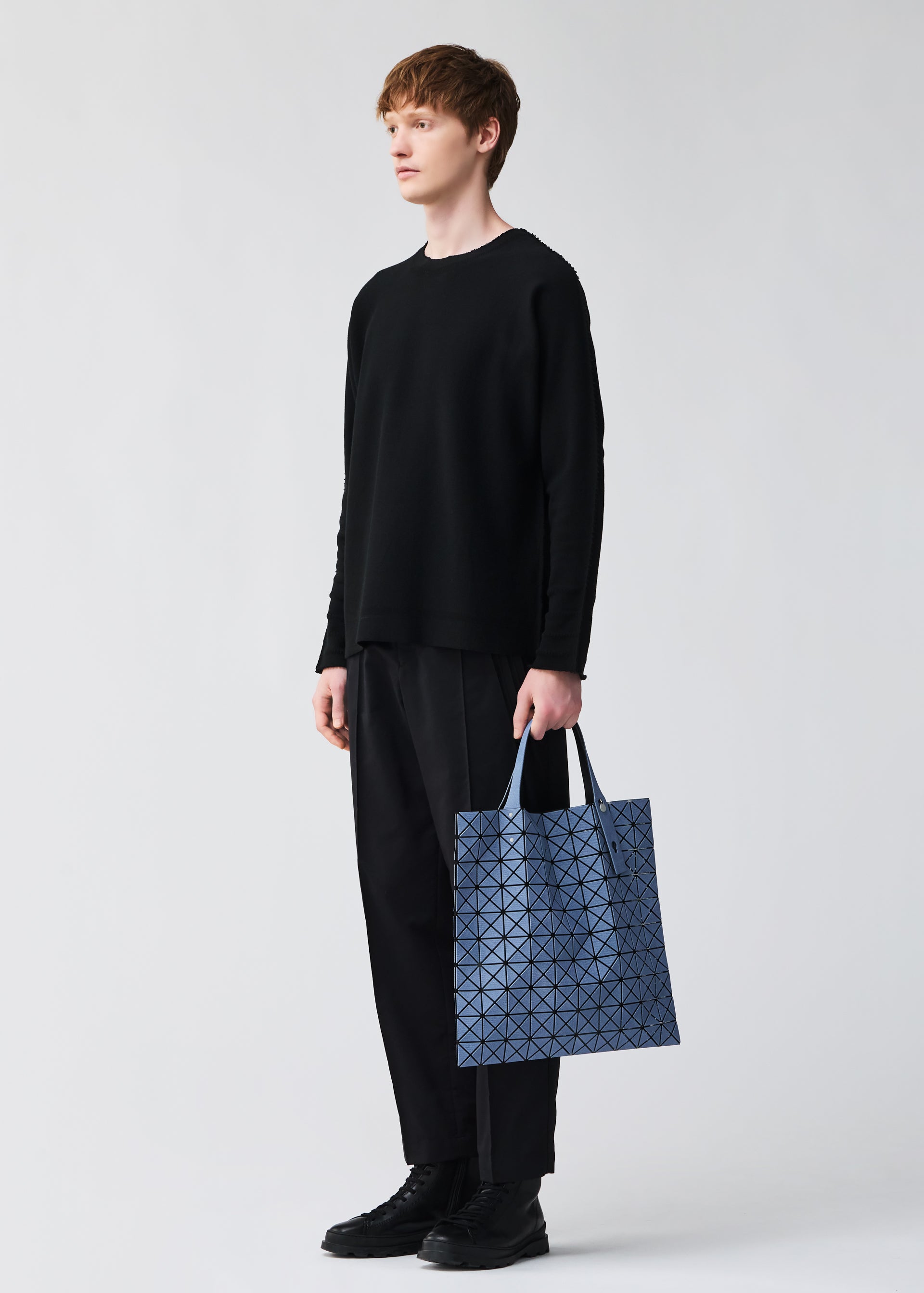 Issey Miyake Prism Denim tote kabelka modrá