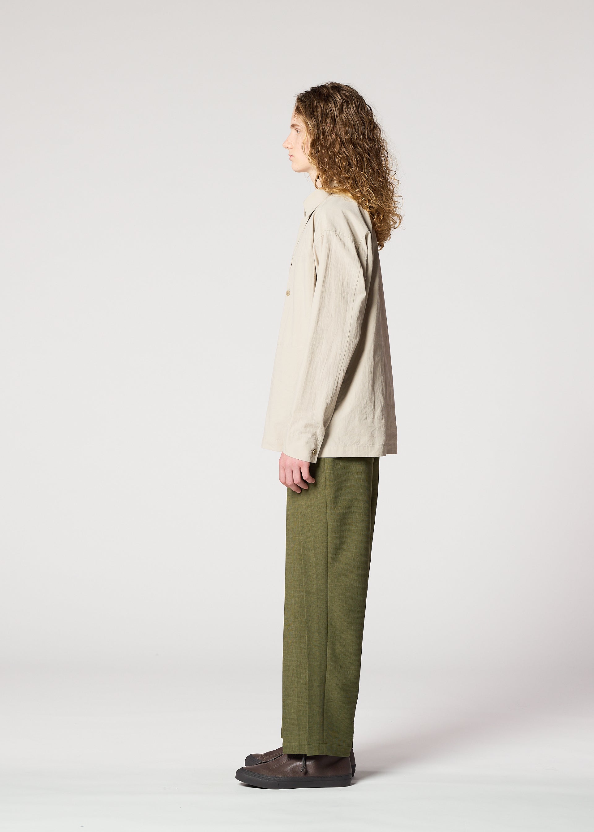 IM Men Issey Miyake Cornice pánské kalhoty khaki vel. 3