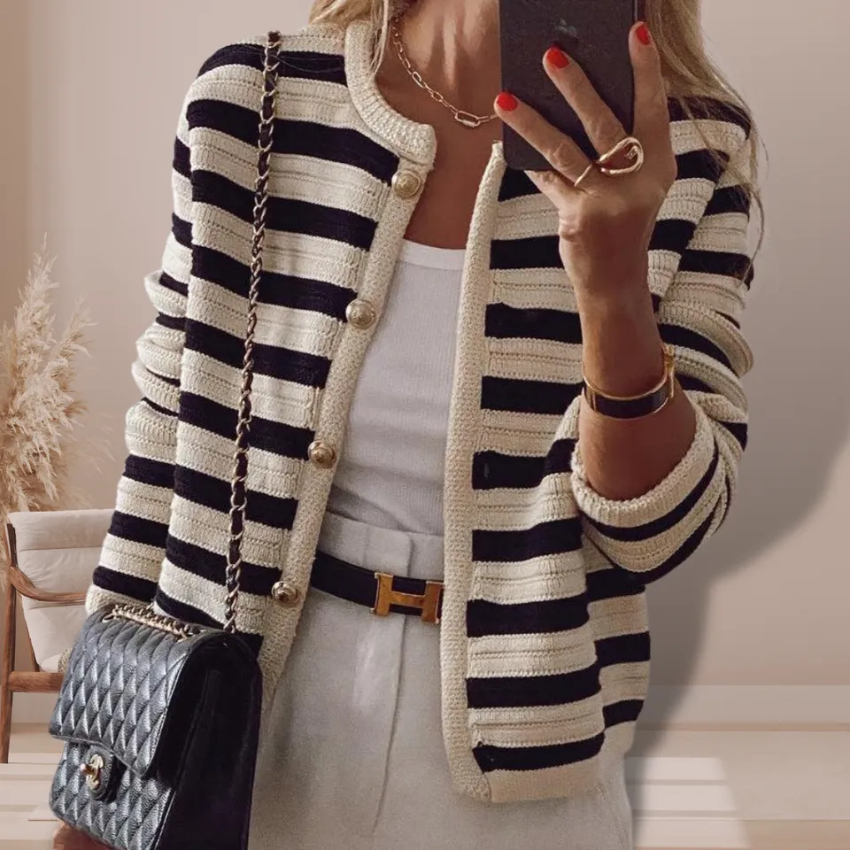 Norielle dámský cardigan pruhovaný multicolor