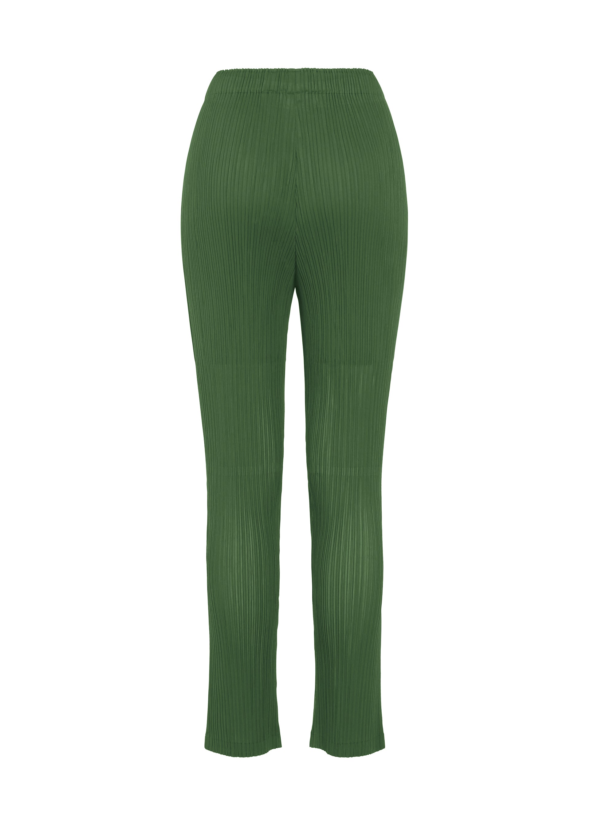 Issey Miyake Sheer Slit Pleats kalhoty černé průsvitné