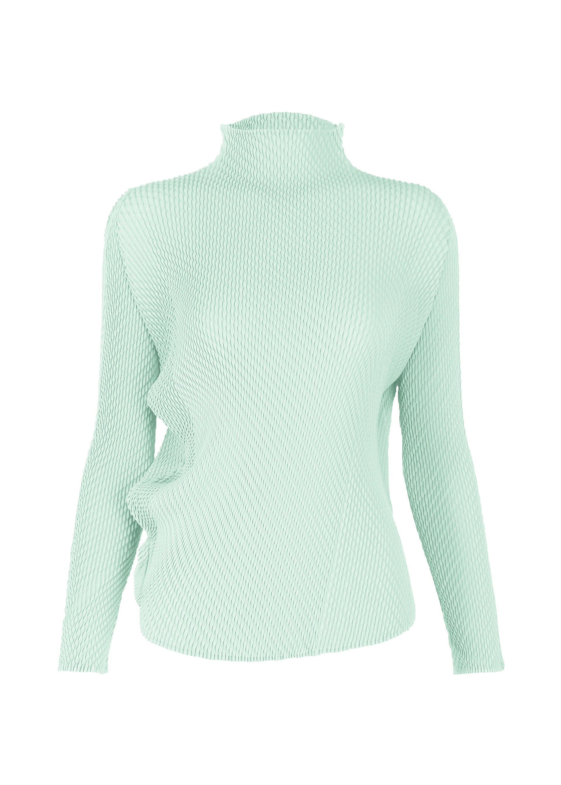 Issey Miyake Misty Pleats rolákový top šedý