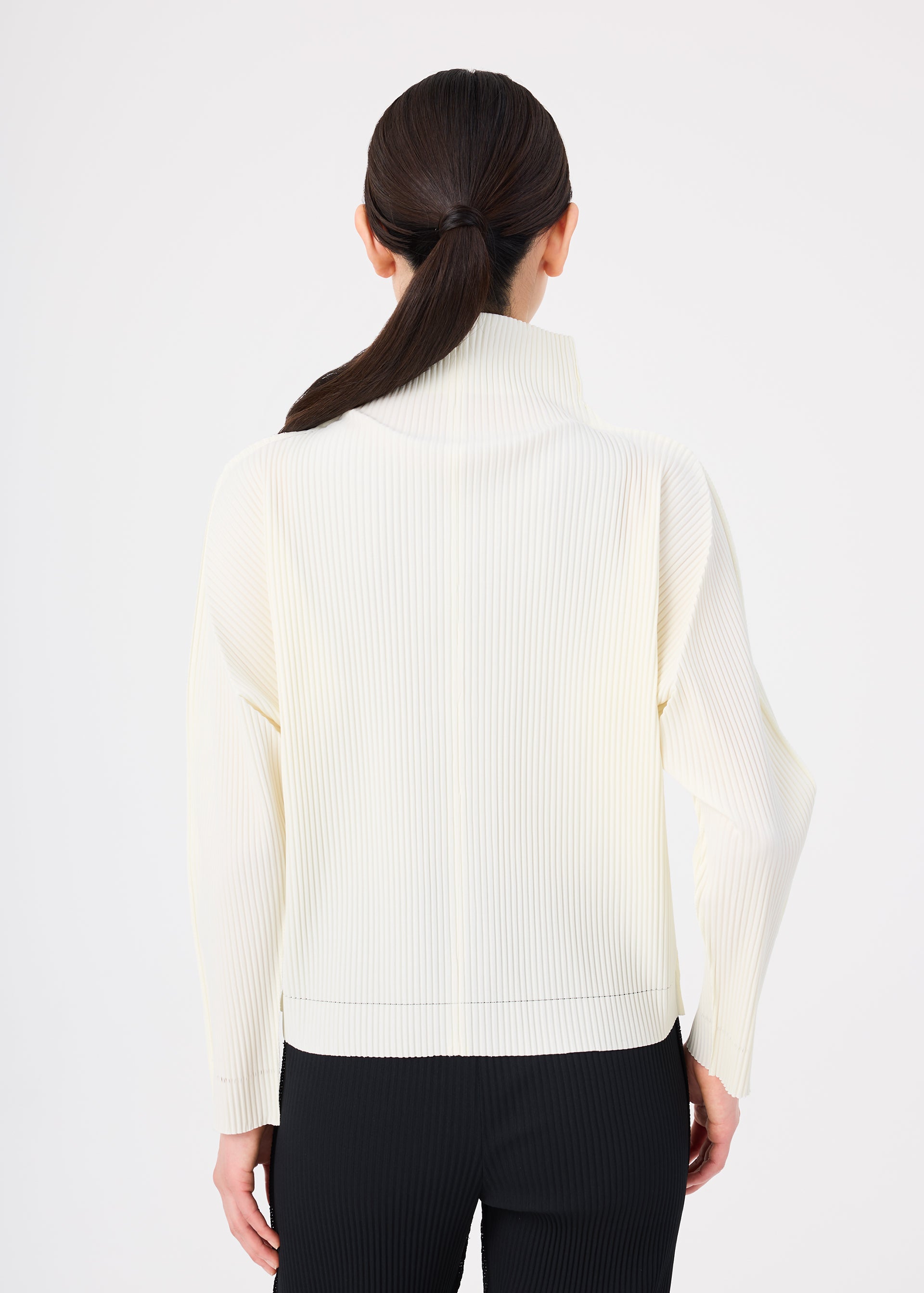Issey Miyake Fine Knit MI64KO201 kardigan černý