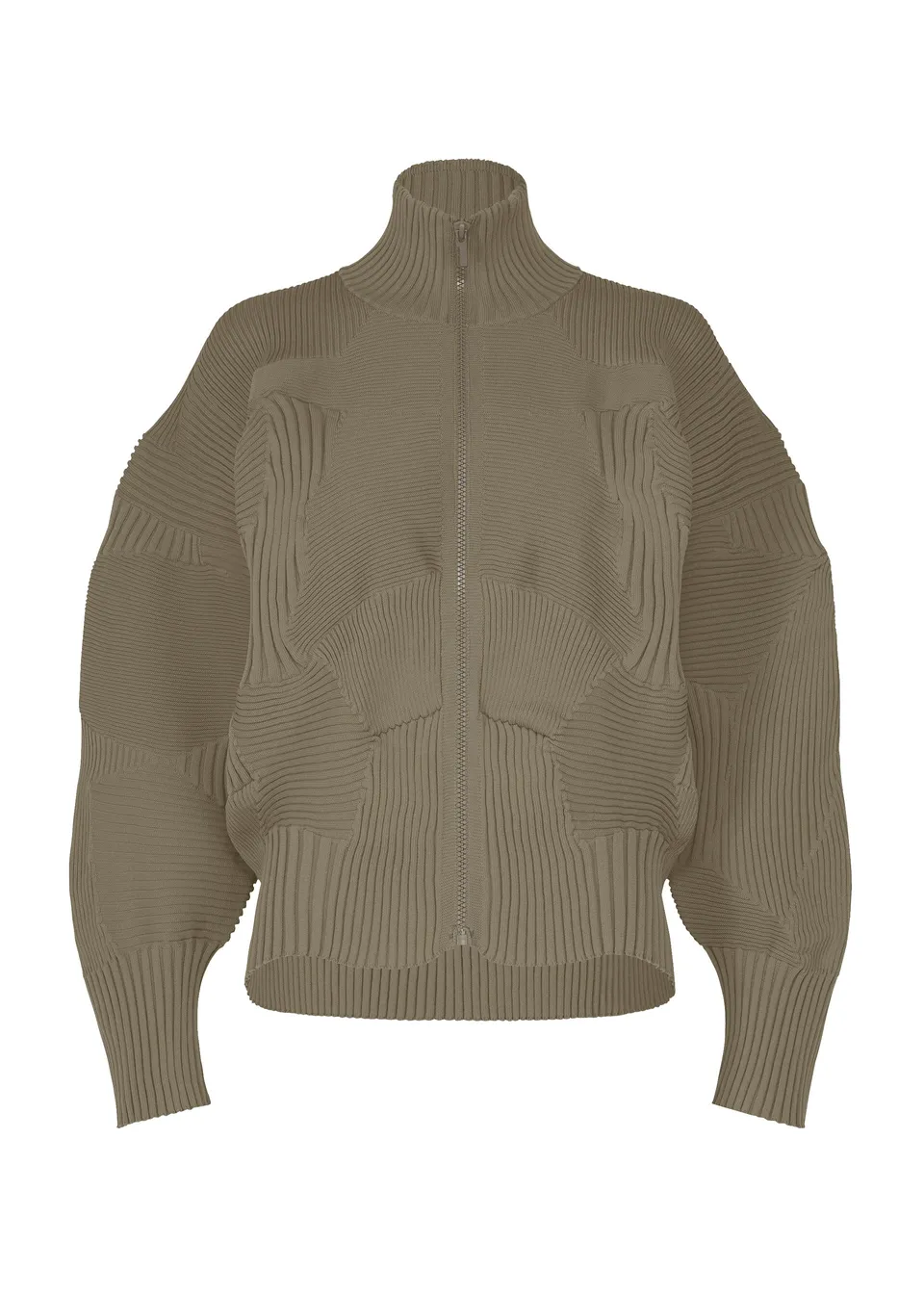 Issey Miyake KONE KONE kardigan černý na zip