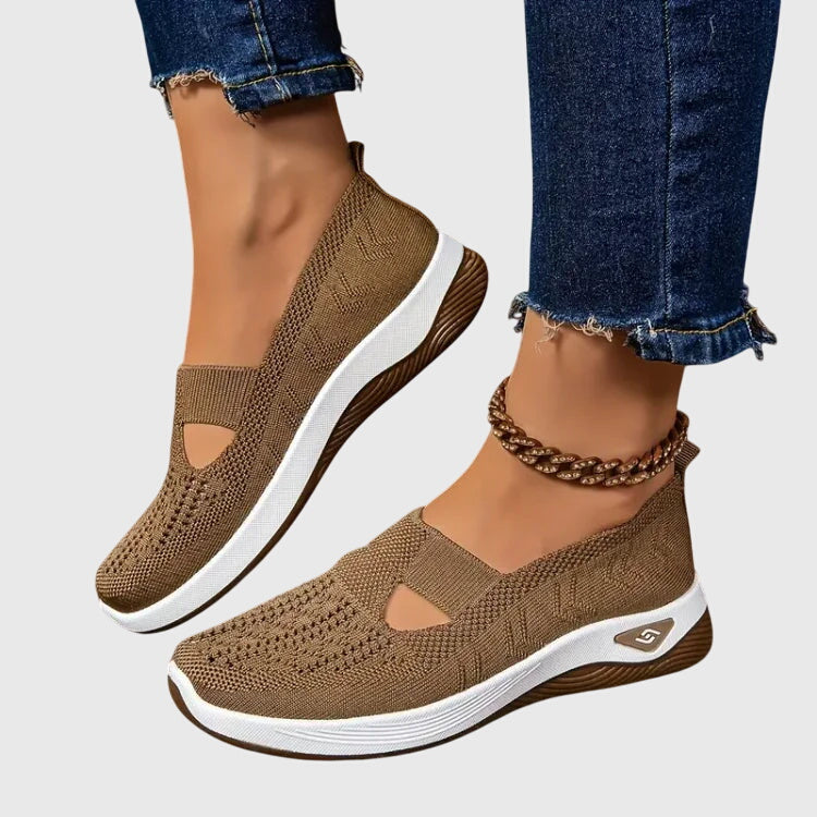 Norielle prodyšné nazouvací tenisky béžové