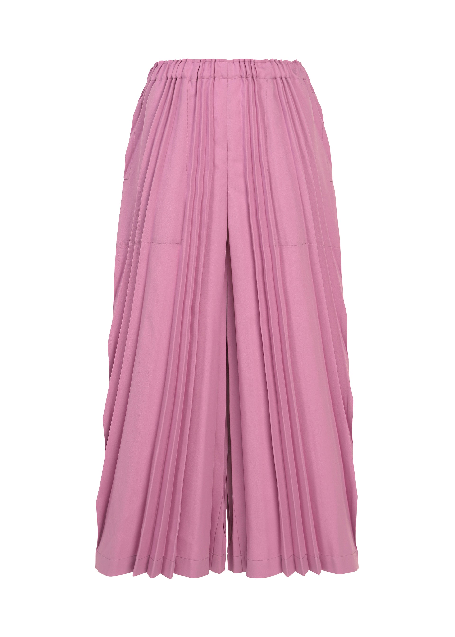 Issey Miyake Tower Pleats Bottom kalhoty černé široké