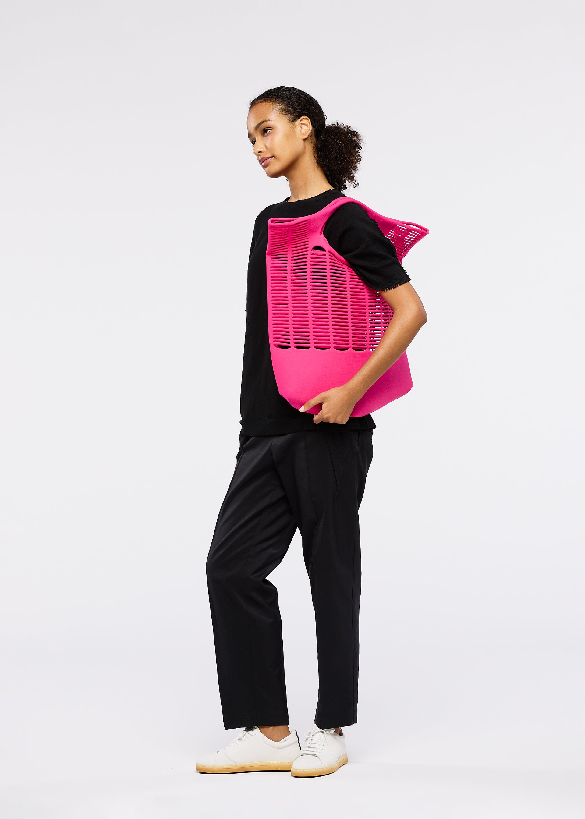 Good Goods Issey Miyake Mokko S.C. tote taška pletená