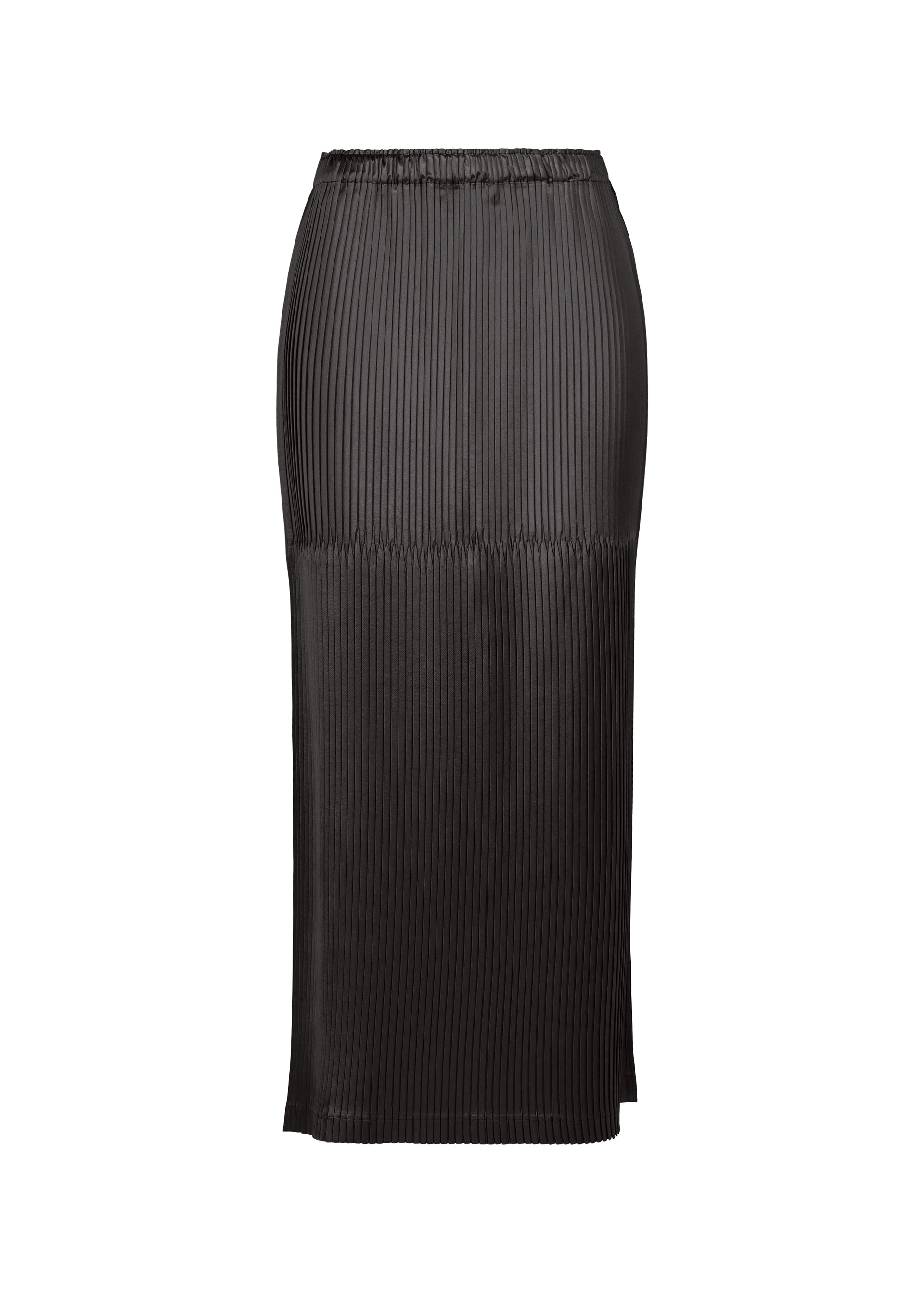 Issey Miyake Glossed Panels Pleats sukně šedá vel. 1 lesklá