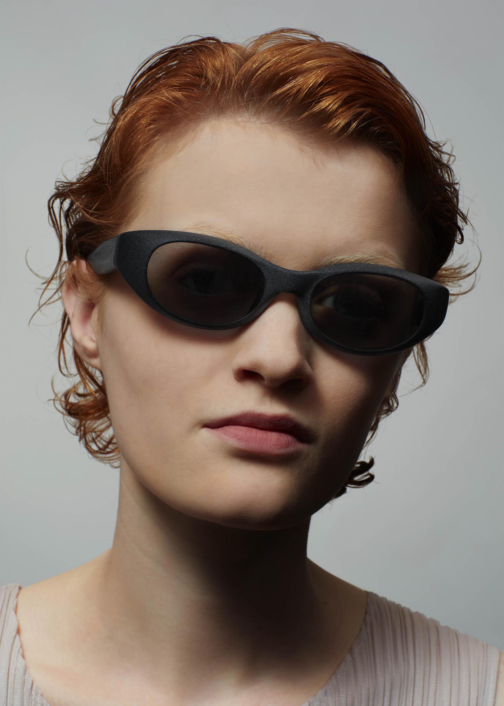 Issey Miyake Eyes Grit-Square brýle šedé hranaté