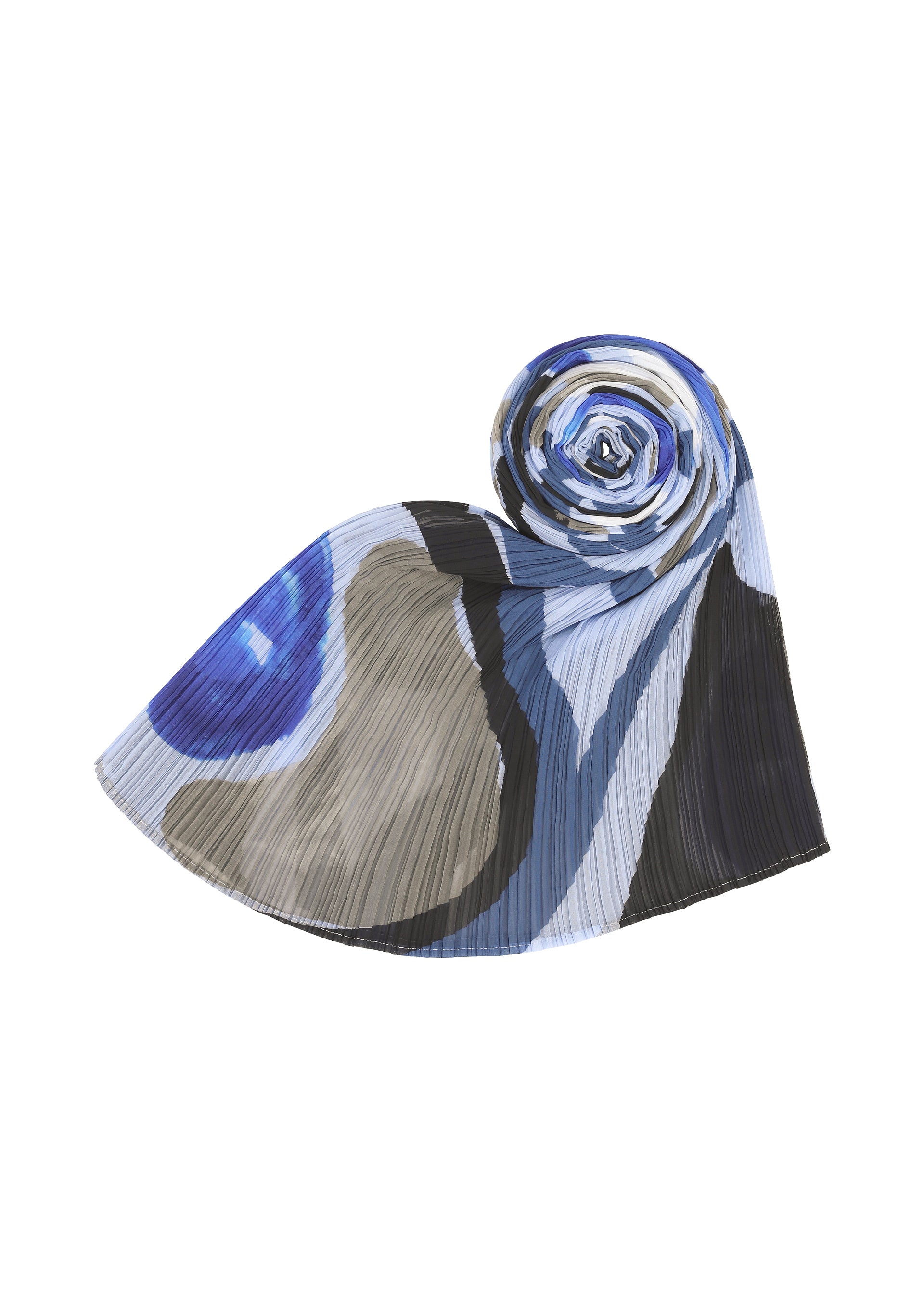 Issey Miyake Pleats Please Roll Madame-T štola light blue