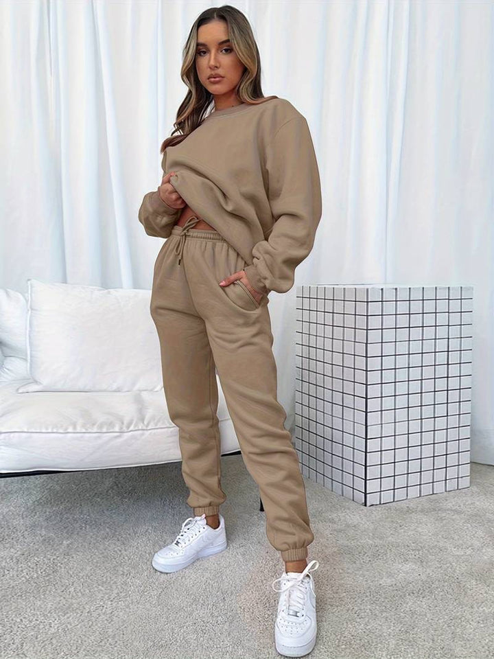 Norielle oversize tepláková souprava růžová