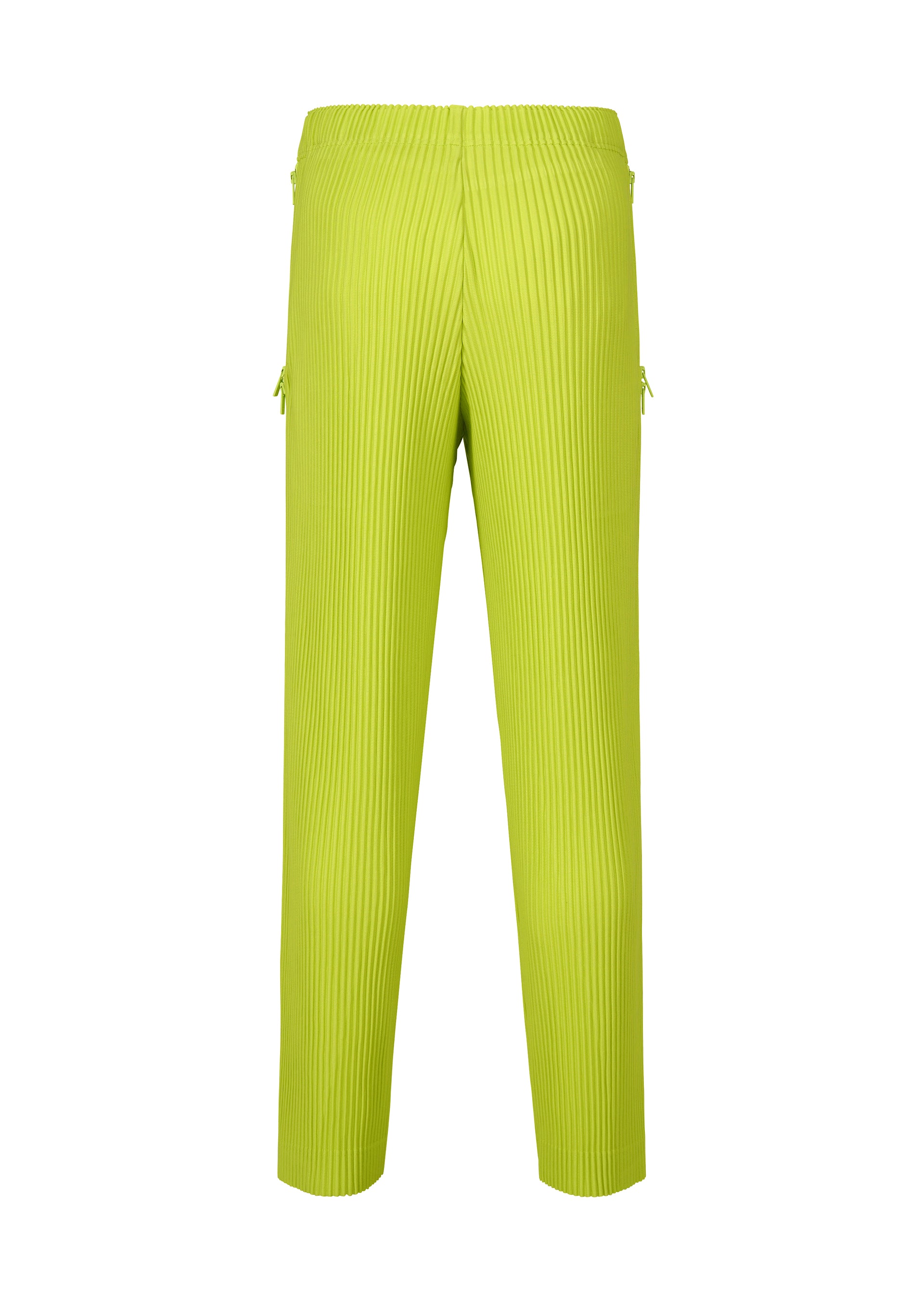 Issey Miyake Homme Plissé Multi-Fastened kalhoty modré