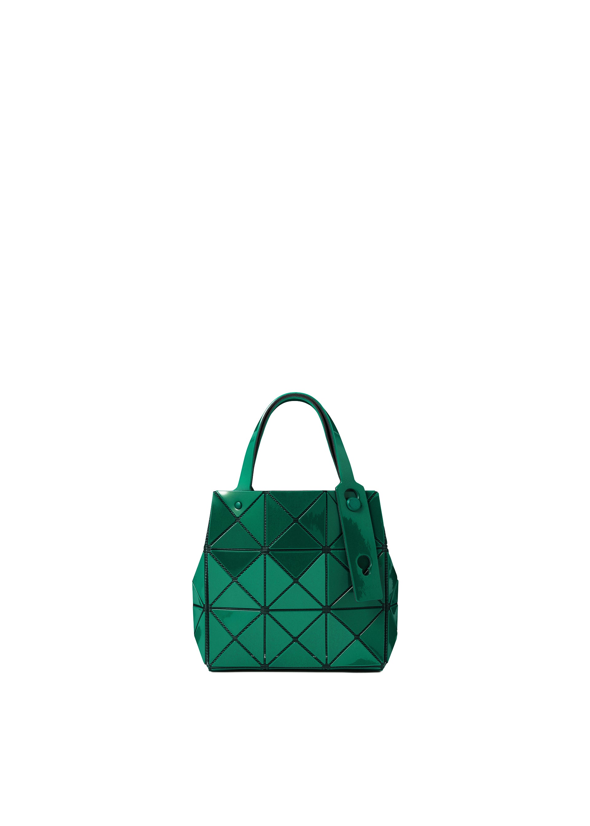 Issey Miyake Carat mini kabelka perleťově šedá
