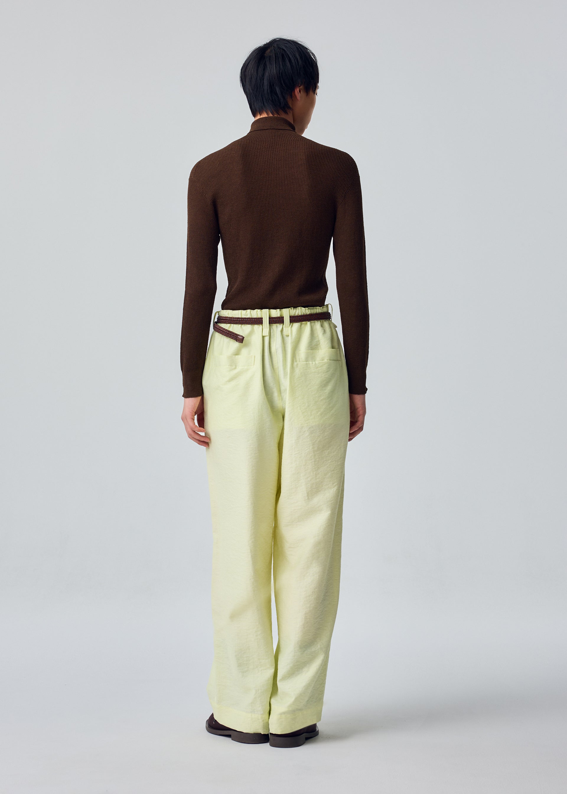Issey Miyake OPACITY kalhoty černé široké vel. 2 transparentní