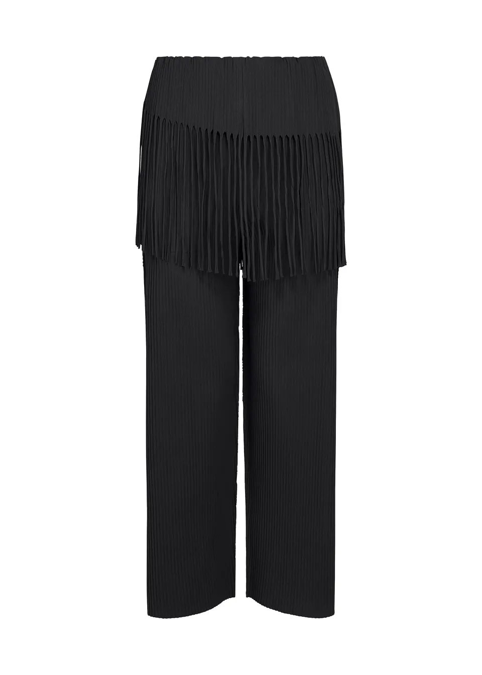 Issey Miyake Leaf Pleats MI64KF527 kalhoty černé plisé
