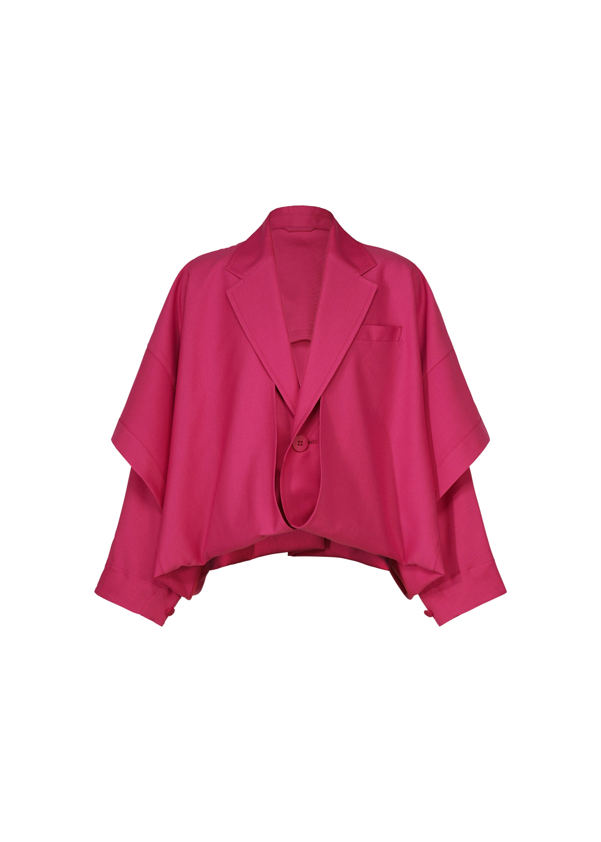 Issey Miyake Breeze Drape kabát černý splývavý