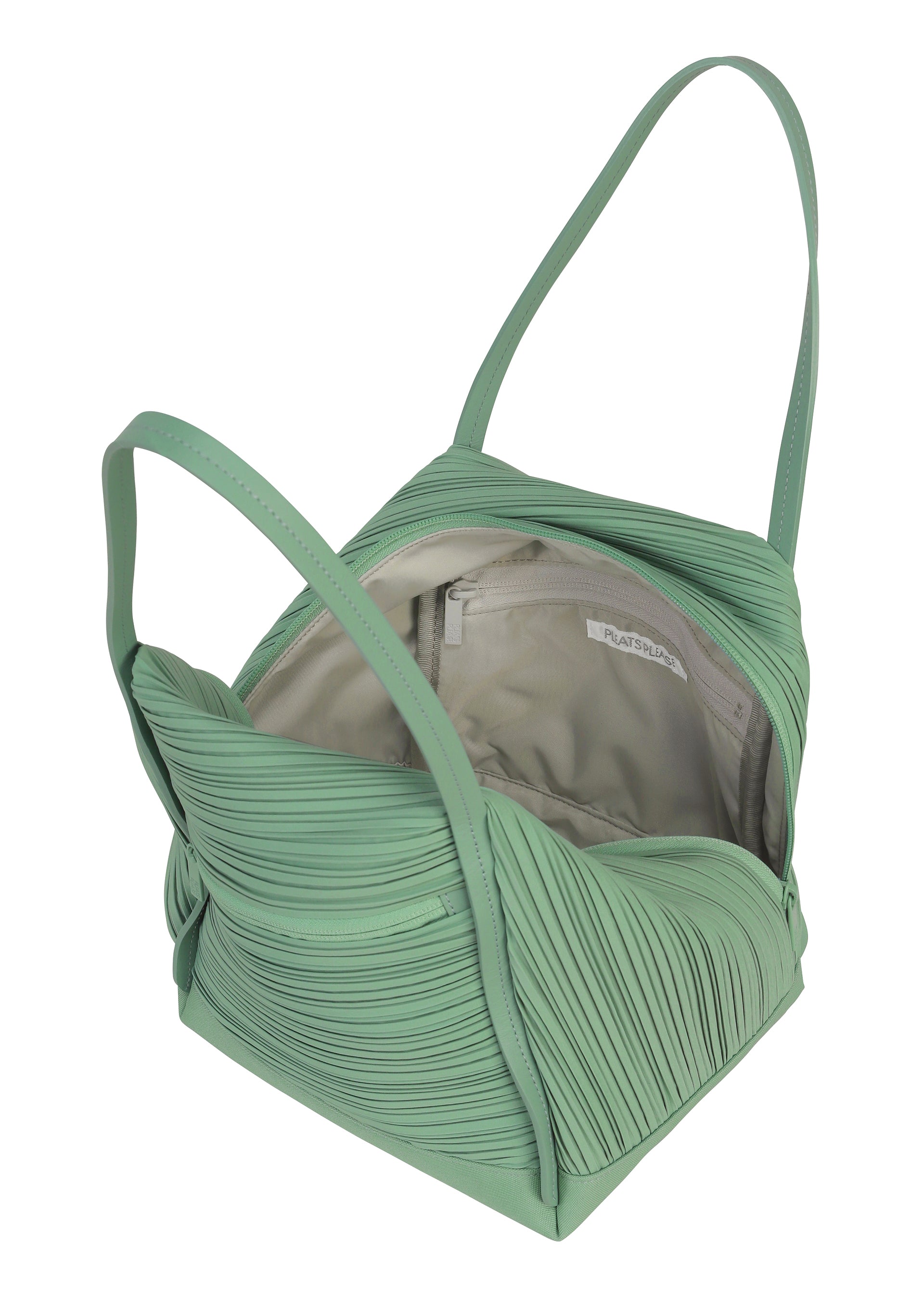 Issey Miyake Pleats Please Bias Pleats Bag kabelka khaki