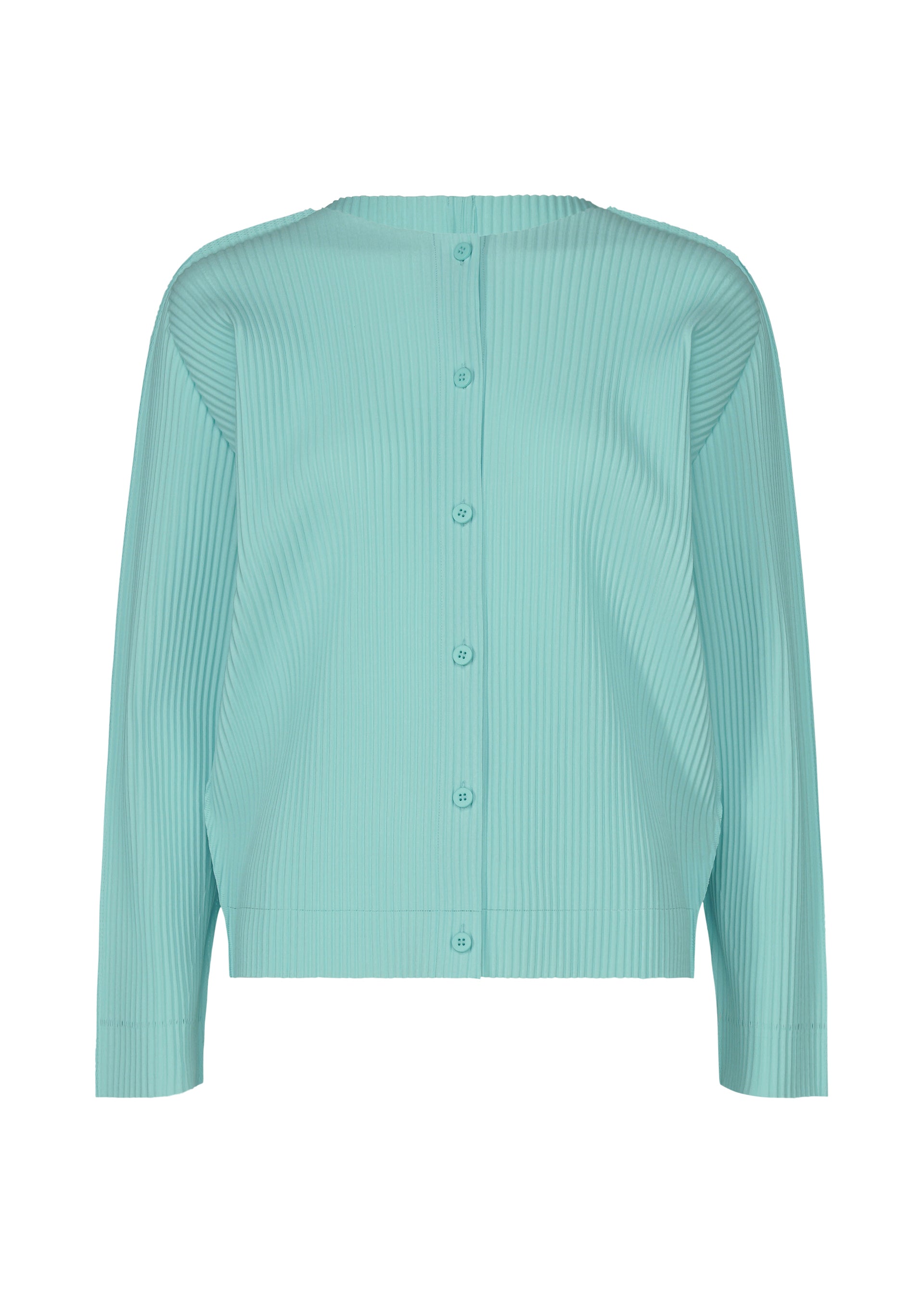 Issey Miyake Fine Knit Pleats kardigan camel
