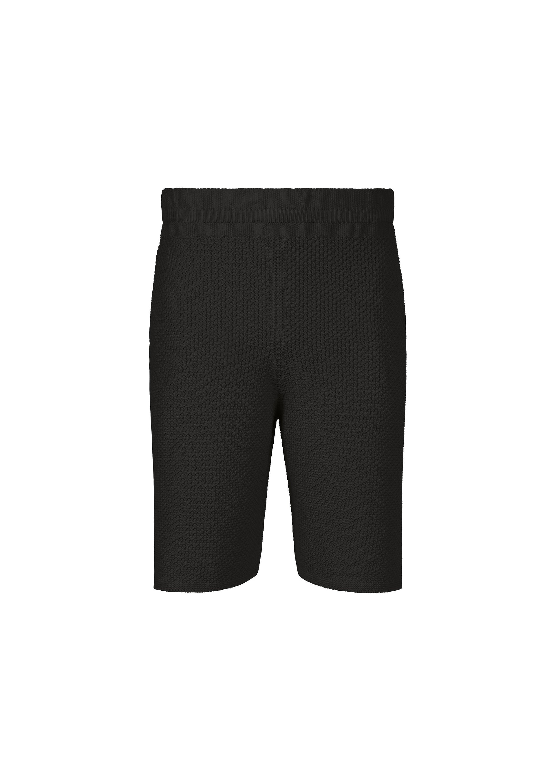 Homme Plissé Issey Miyake Rustic Knit šortky modré