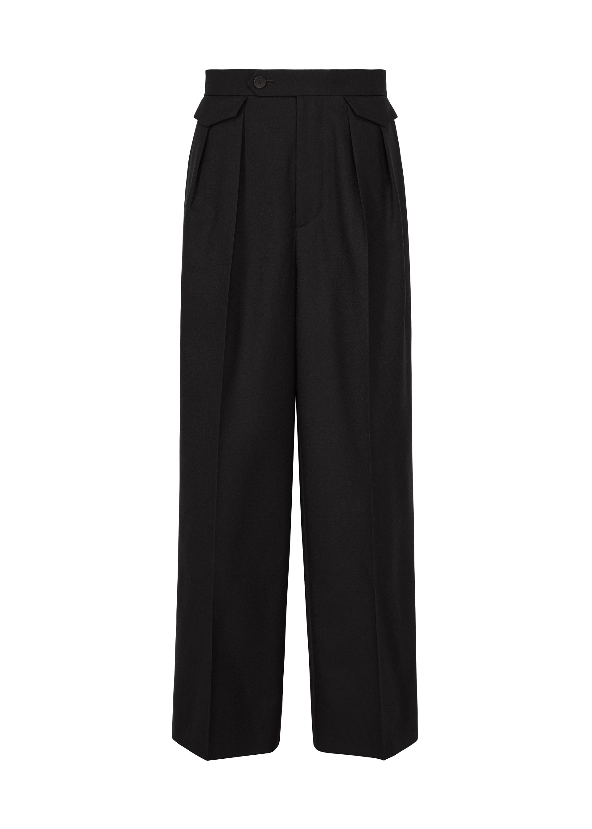 Issey Miyake Untitled kalhoty off-white široké