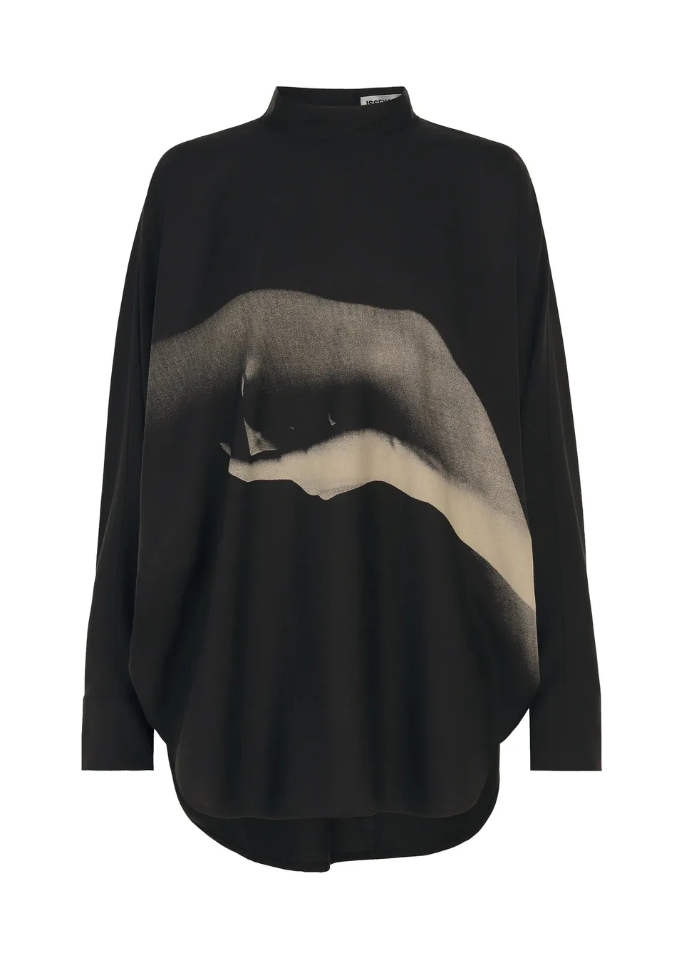 Issey Miyake Hands of Lover top s dlouhým rukávem černá vel. 2