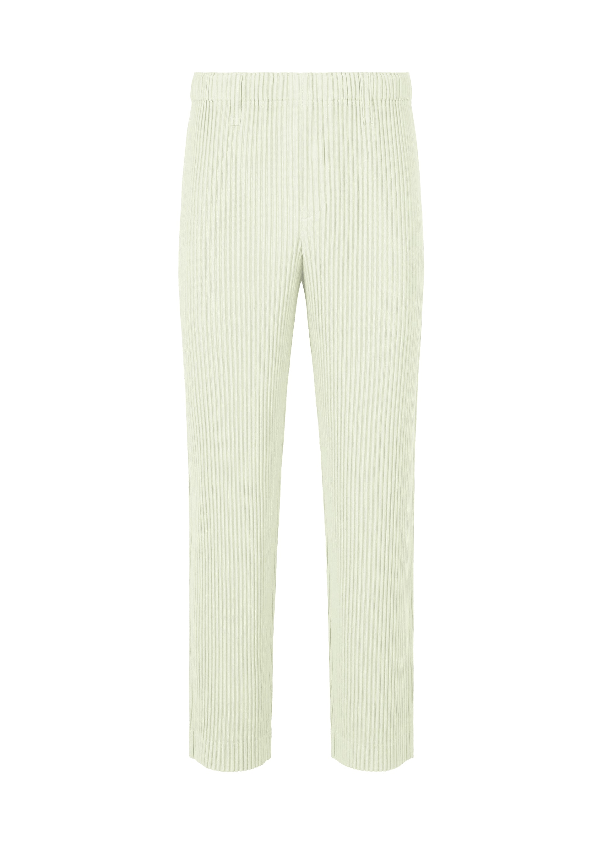 Issey Miyake Tailored Pleats 3 kalhoty růžové rovné