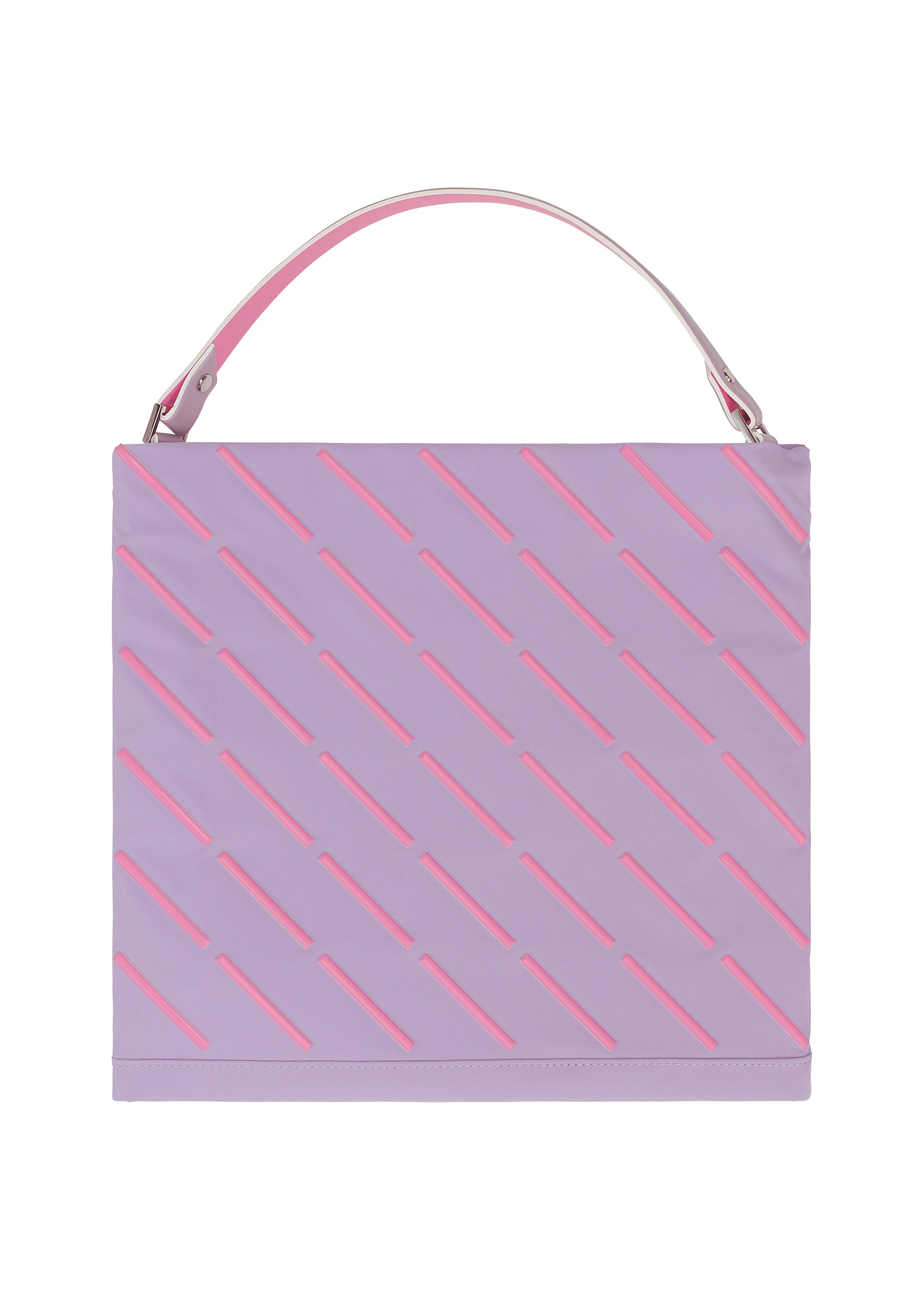 Issey Miyake Line Bag kabelka černá pruhovaná lehká