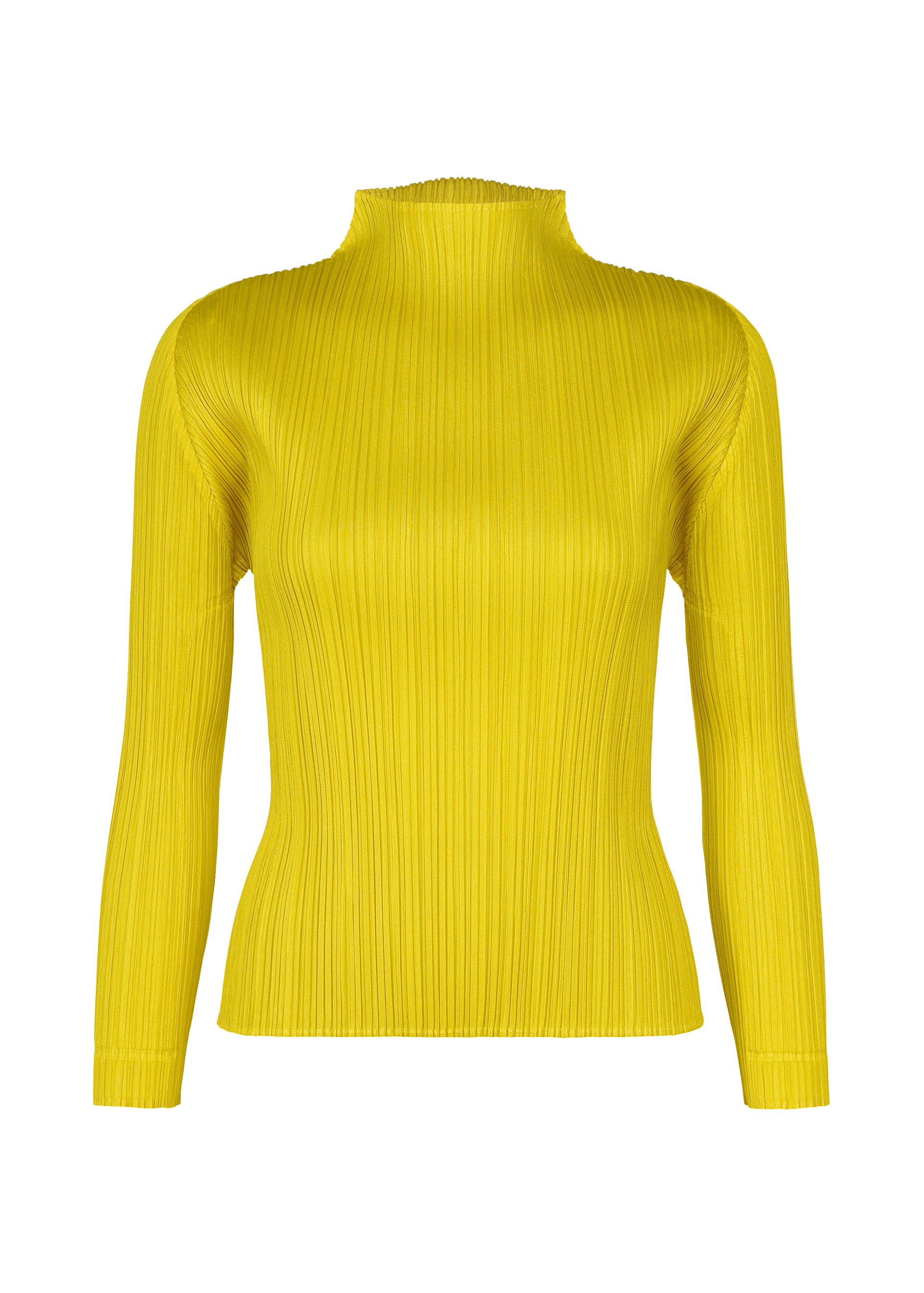 Issey Miyake Monthly Colors October top s rolákem ash beige