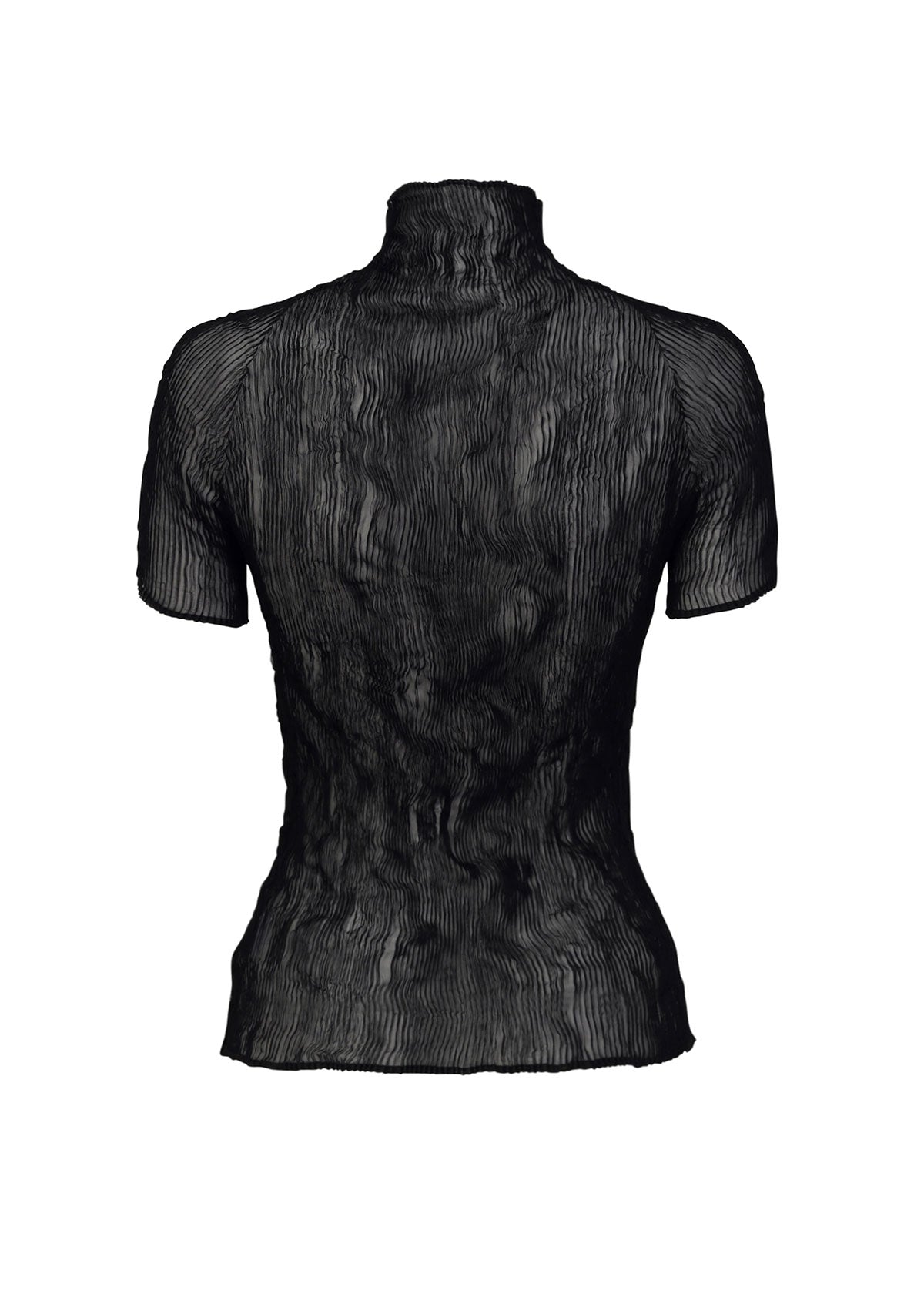Issey Miyake Chiffon Twist BK/WT-68 top bílý vel. 2