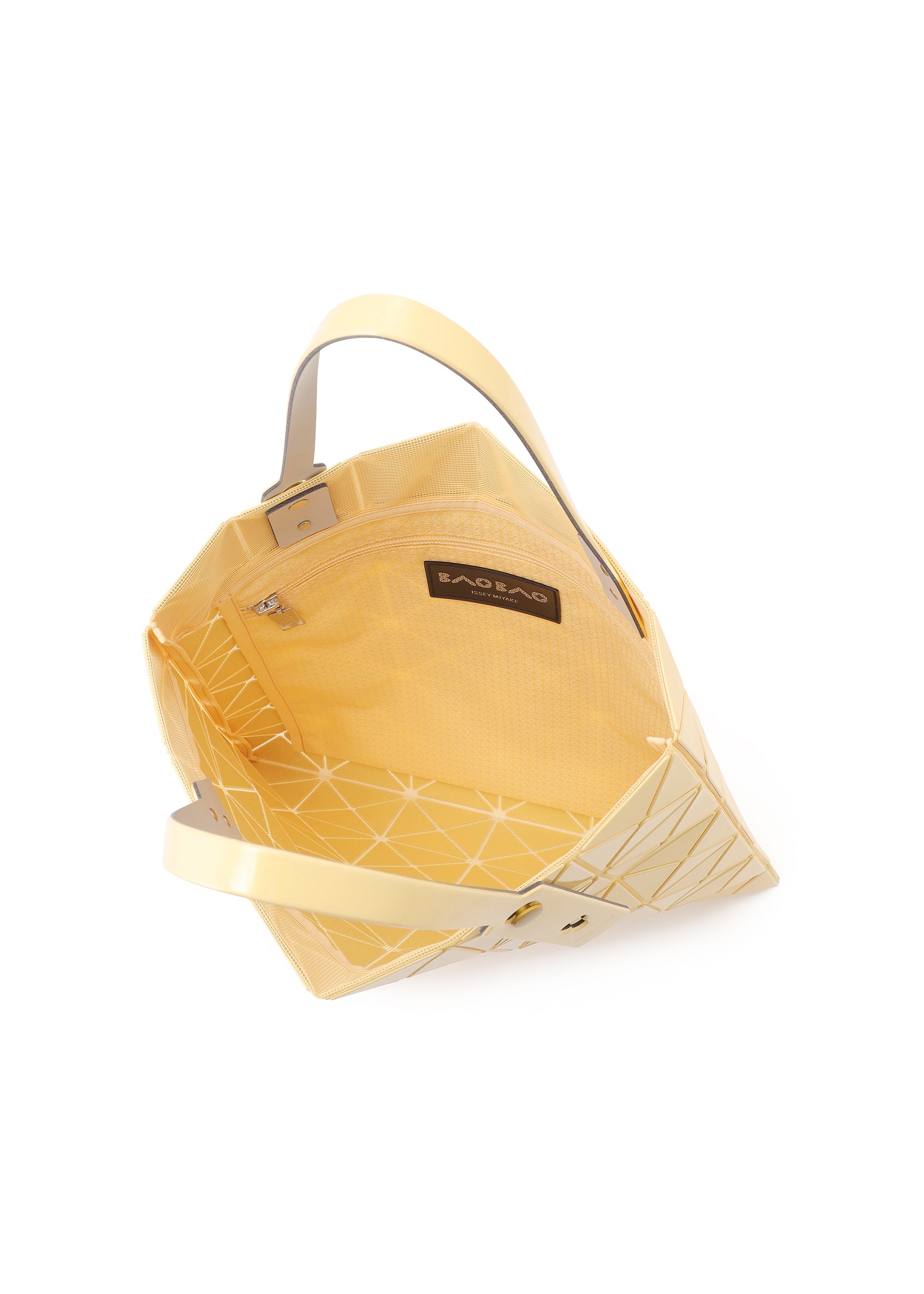 Issey Miyake Lucent One-Tone tote šedomodrá A4