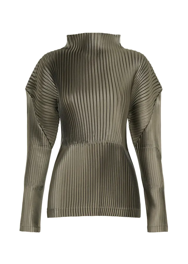 Issey Miyake Glossed Panels IM63FJ122 top růžový lesklý