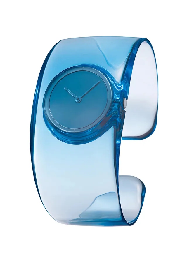 Issey Miyake O Tokujin Yoshioka hodinky světle modré