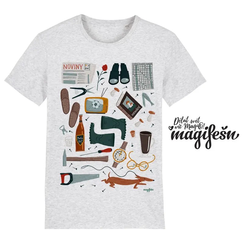 Magifešn GrandPa XY unisex tričko z biobavlny dárek