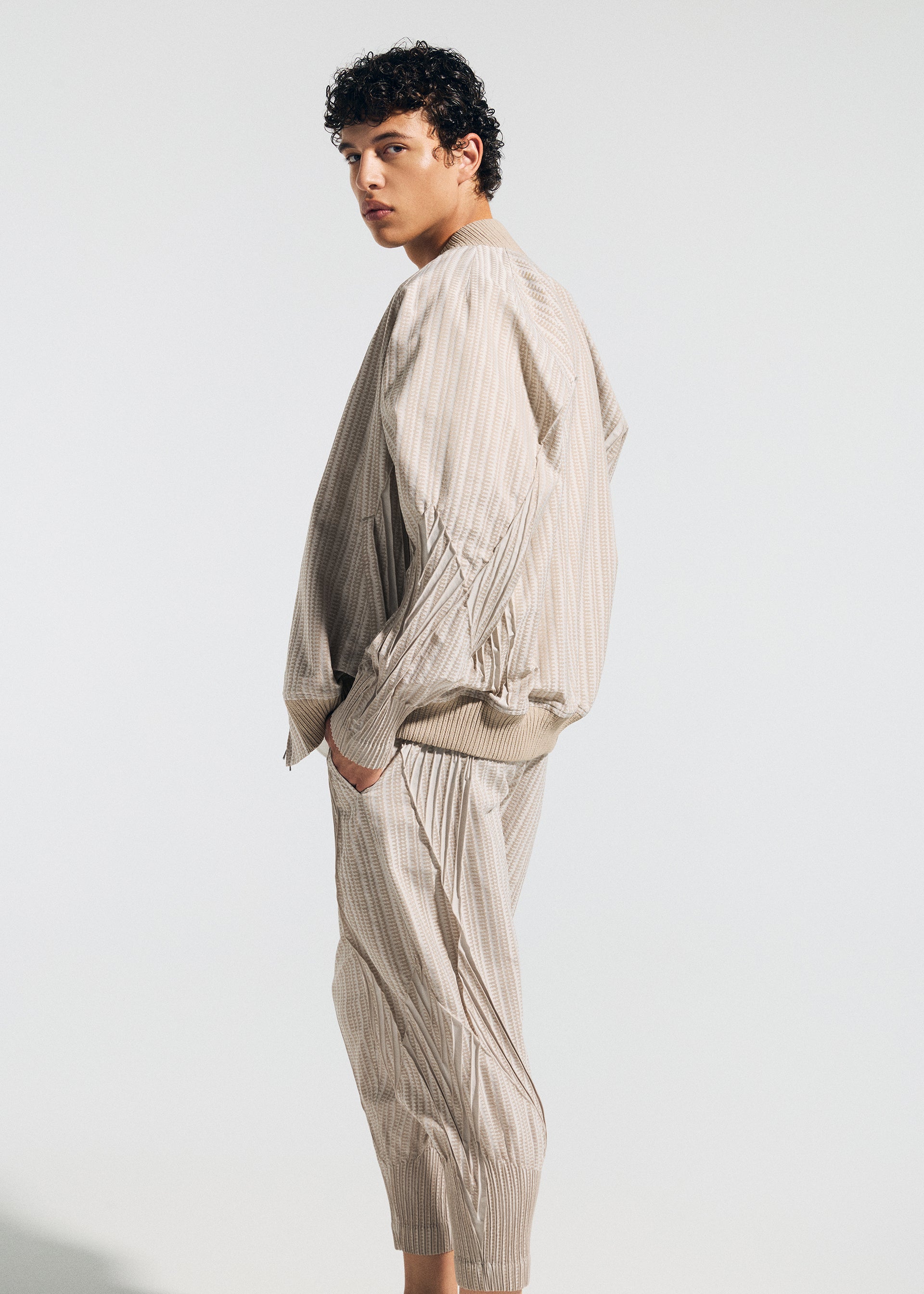 Issey Miyake Type-S 001-1 kalhoty šedé vel. 1
