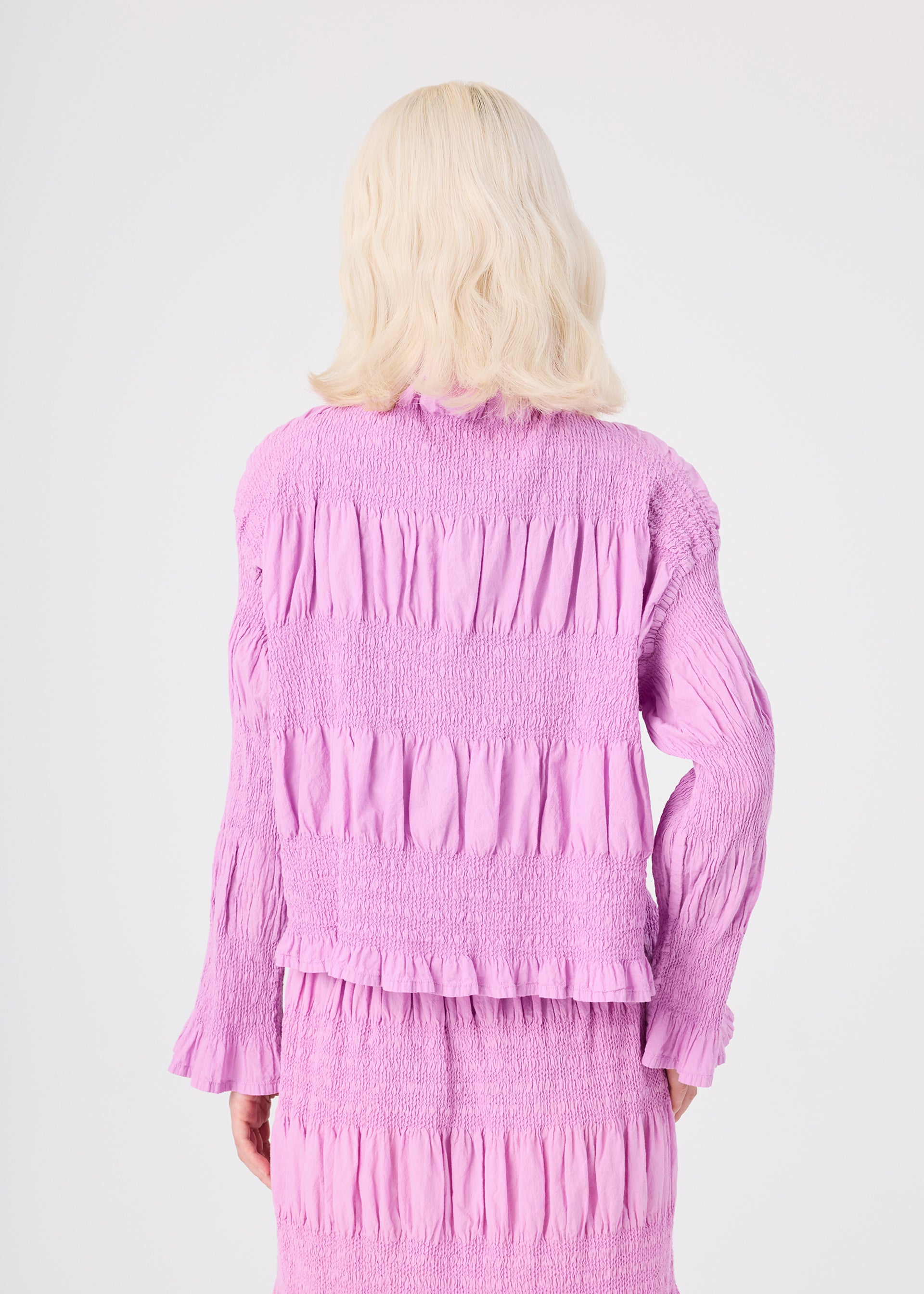 Issey Miyake Shrink Stripe kardigan černý bavlněný