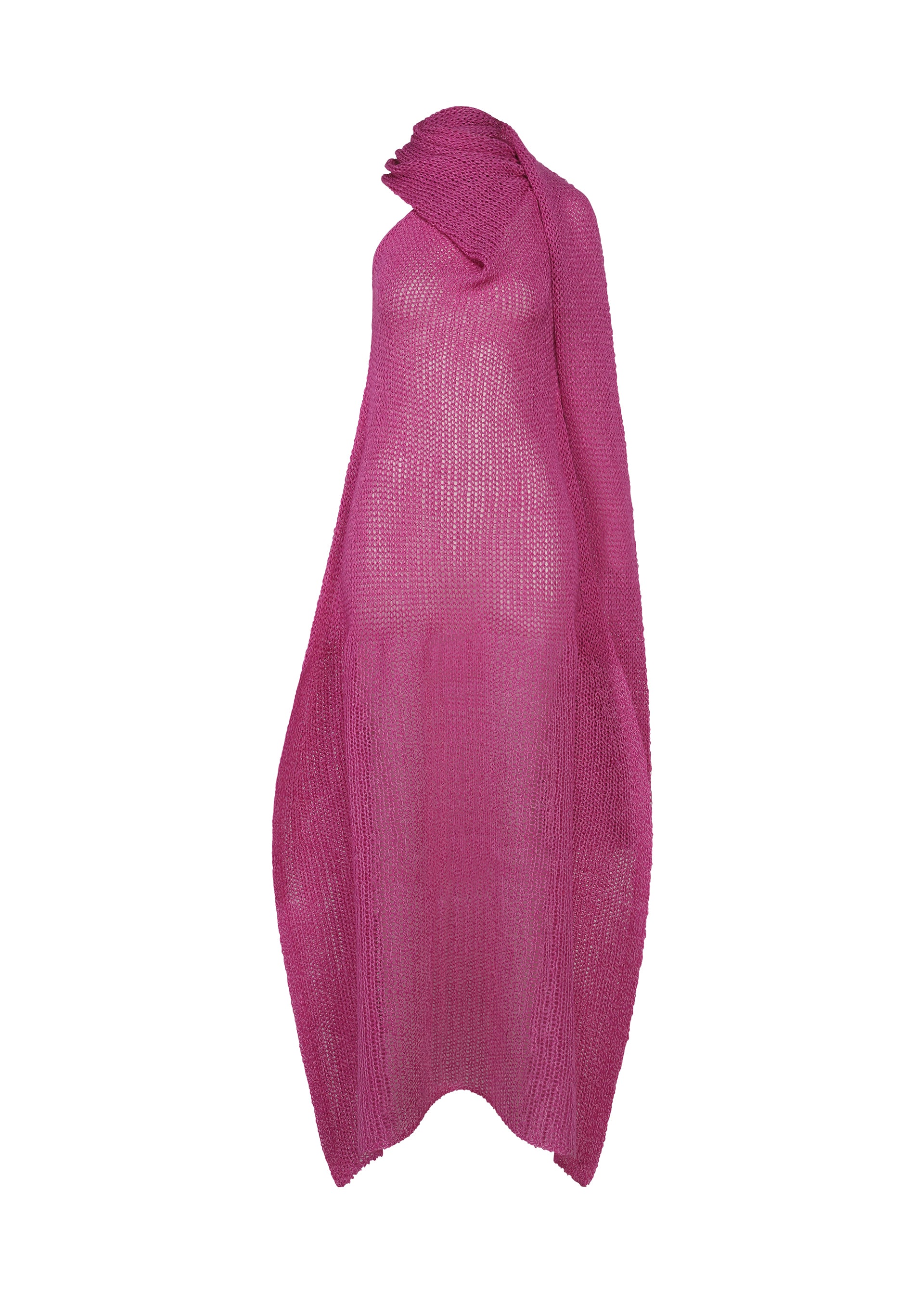 Issey Miyake Panini Pulled šaty black lisované