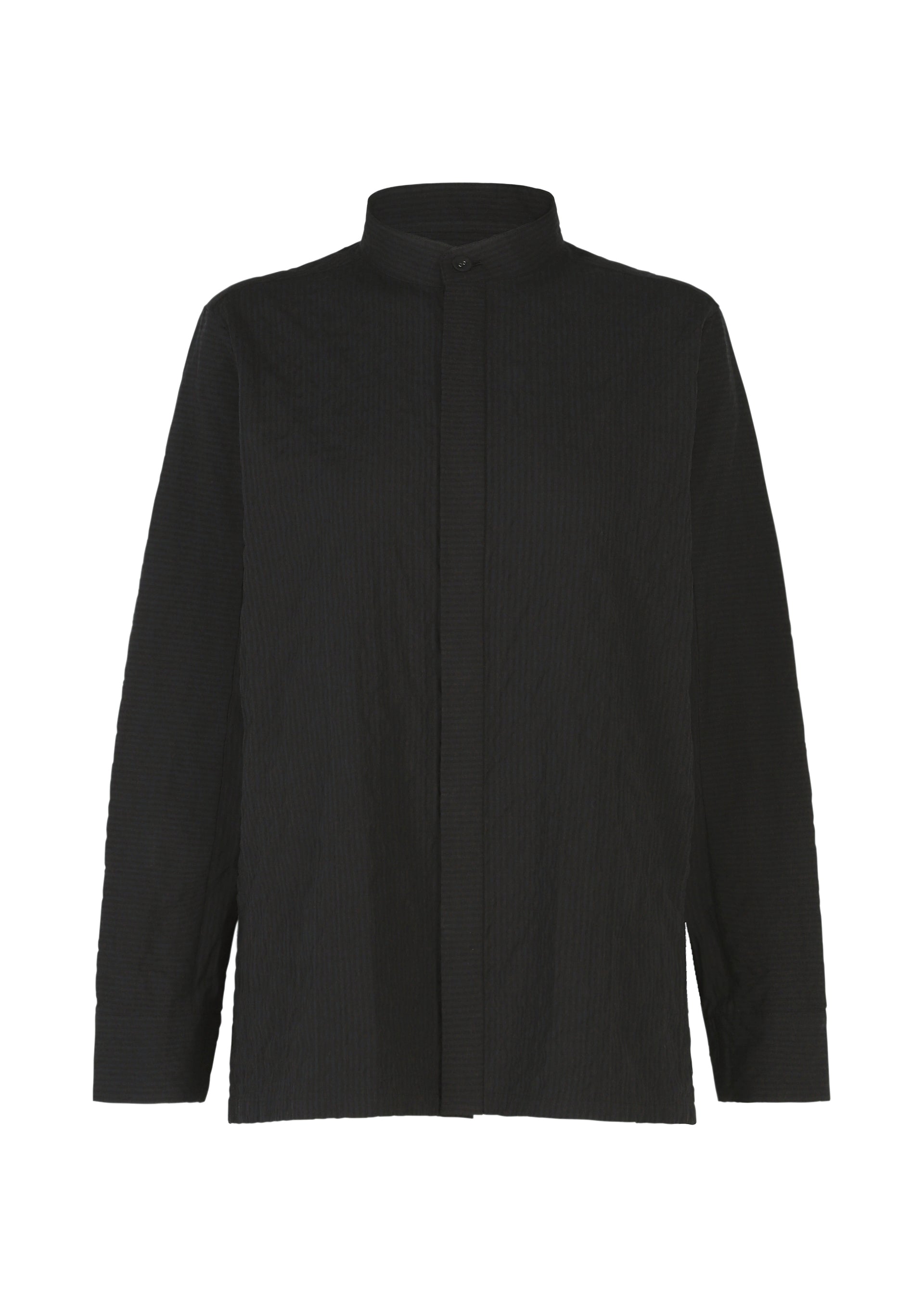 Issey Miyake Ripple Stripe košile bílá