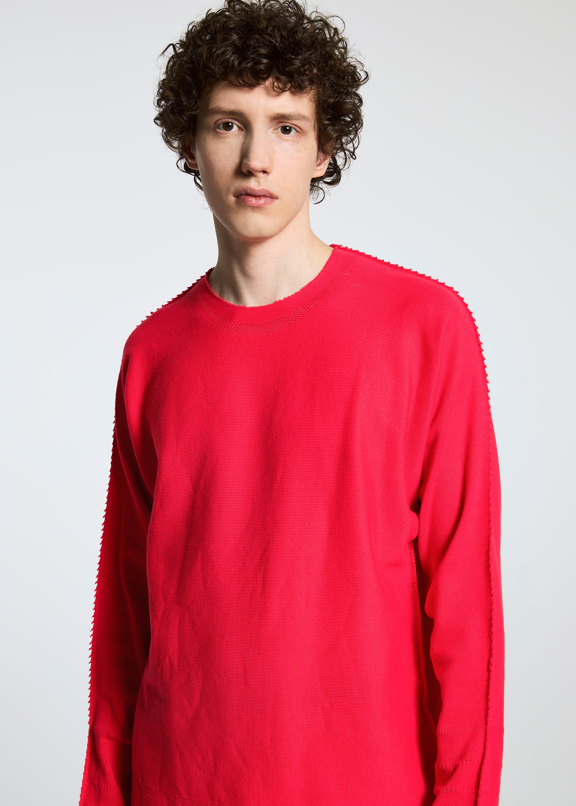 Issey Miyake Type-A 001-3 top červený vel. 2